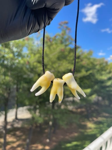 Preview pic of 3 Tooth Bead Pendant