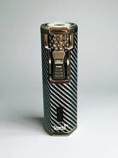 Preview pic of Scorch Torch 61808 – Heavy Duty Single Flame Torch Lighter (Carbon Fiber) – Ships Prefilled with Butane