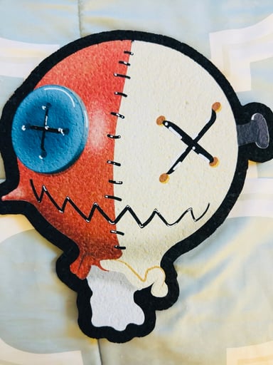 Preview pic of Muller severed head moodmat *Brand new never used..