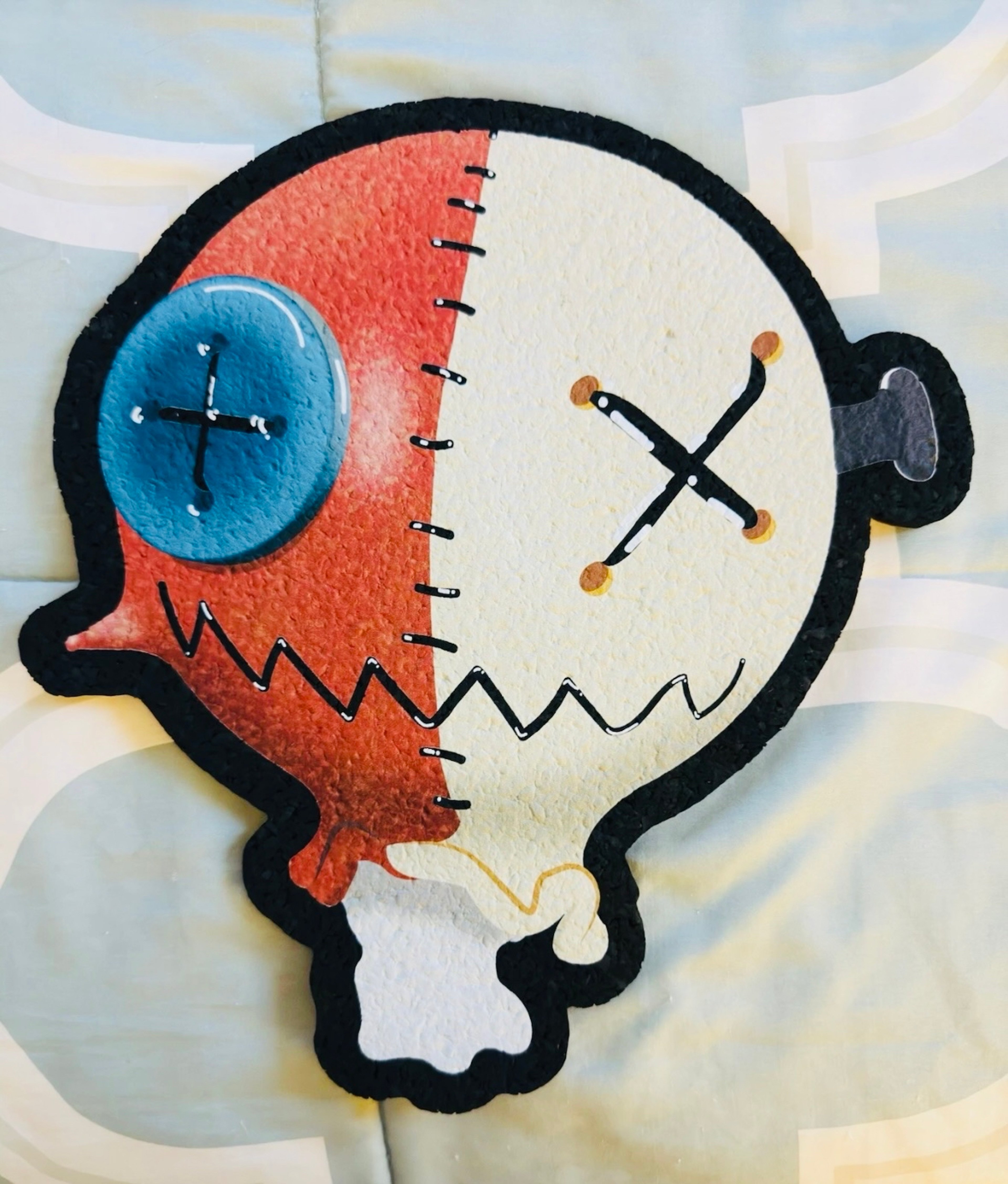 Muller severed head moodmat *Brand new never used.. image 0