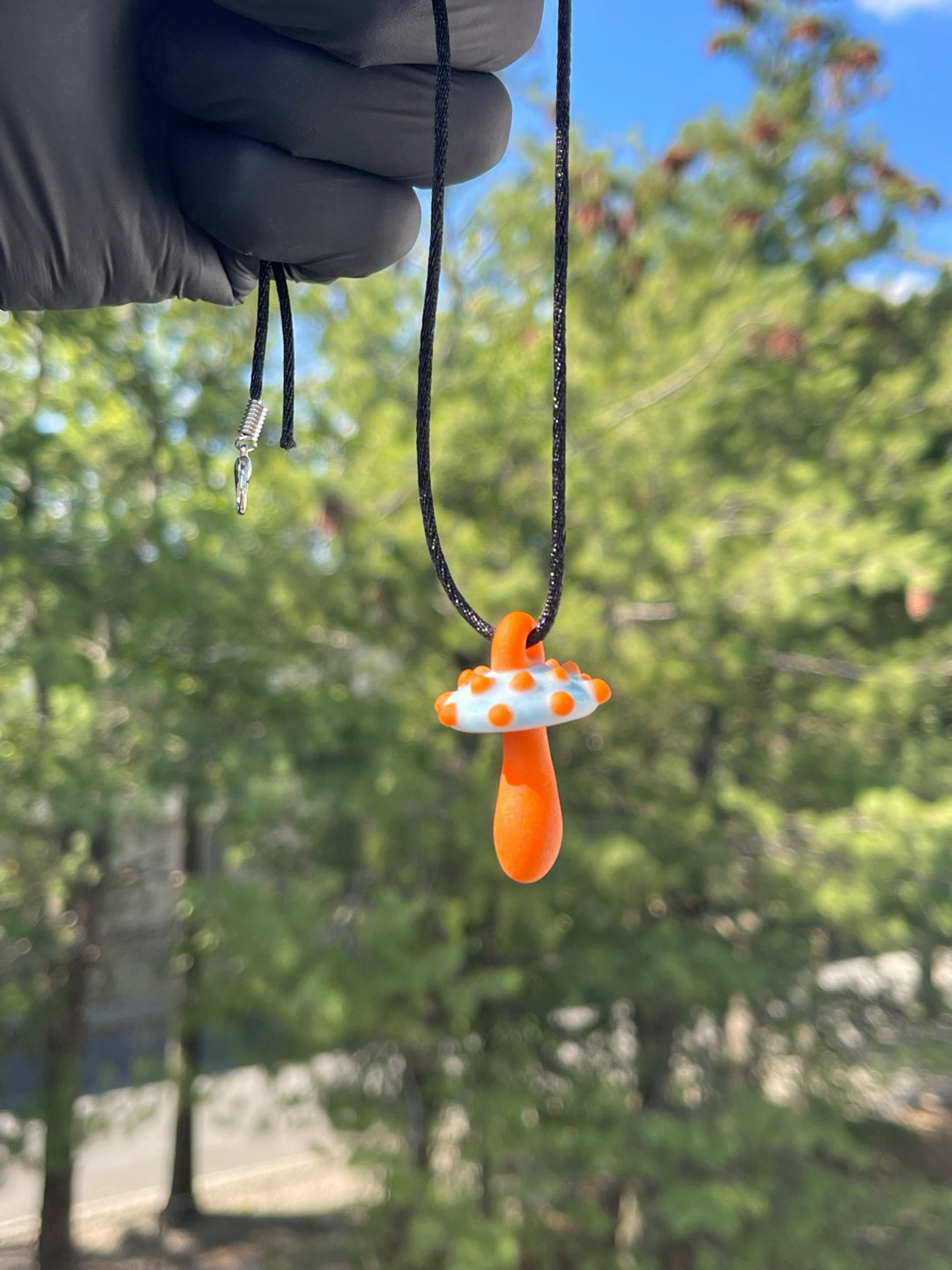 Preview pic of Spotted Mushroom Pendant