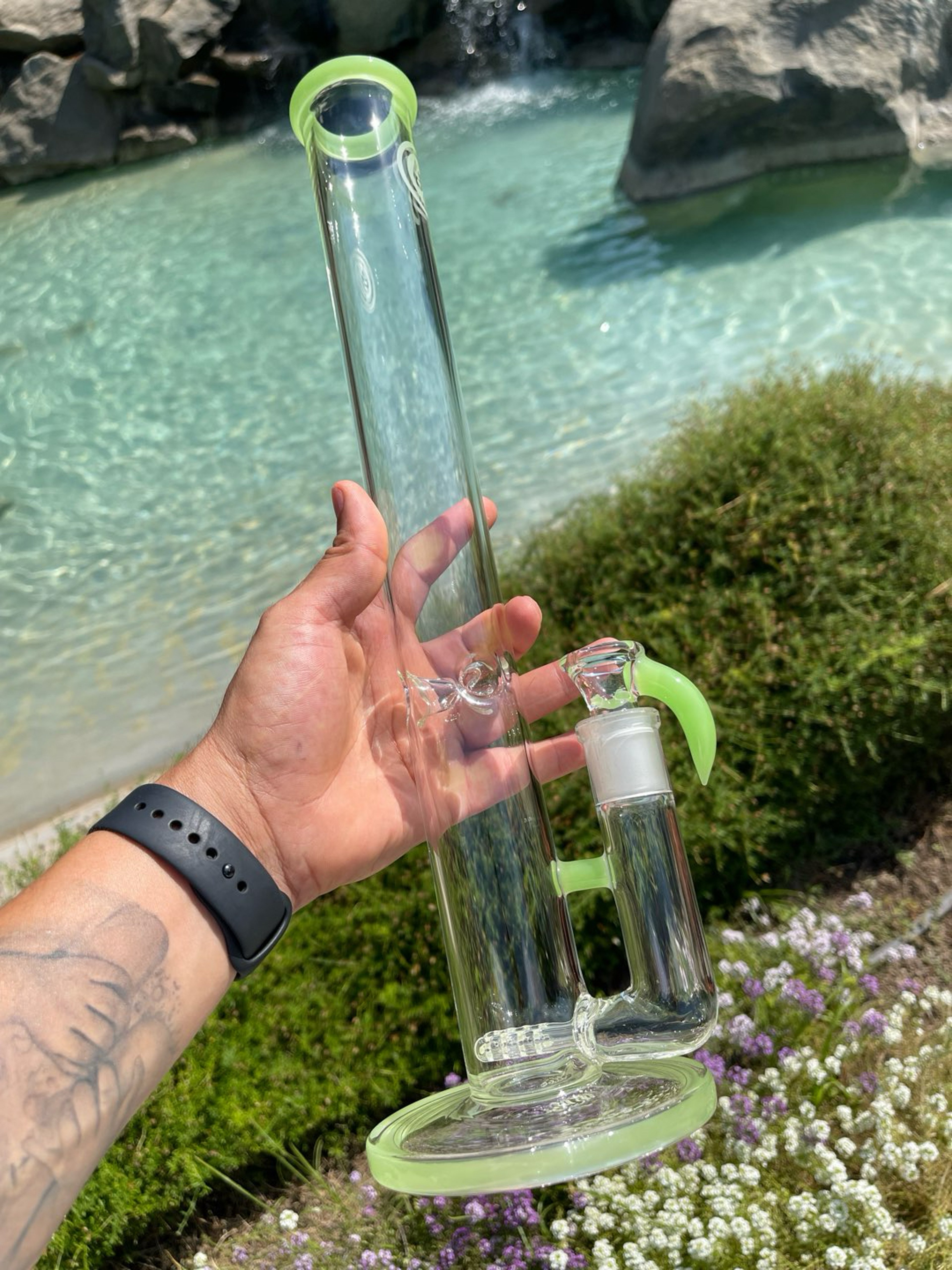 Preview pic of Double dose color, 44x16” tall, 18mm 4 holes slide
