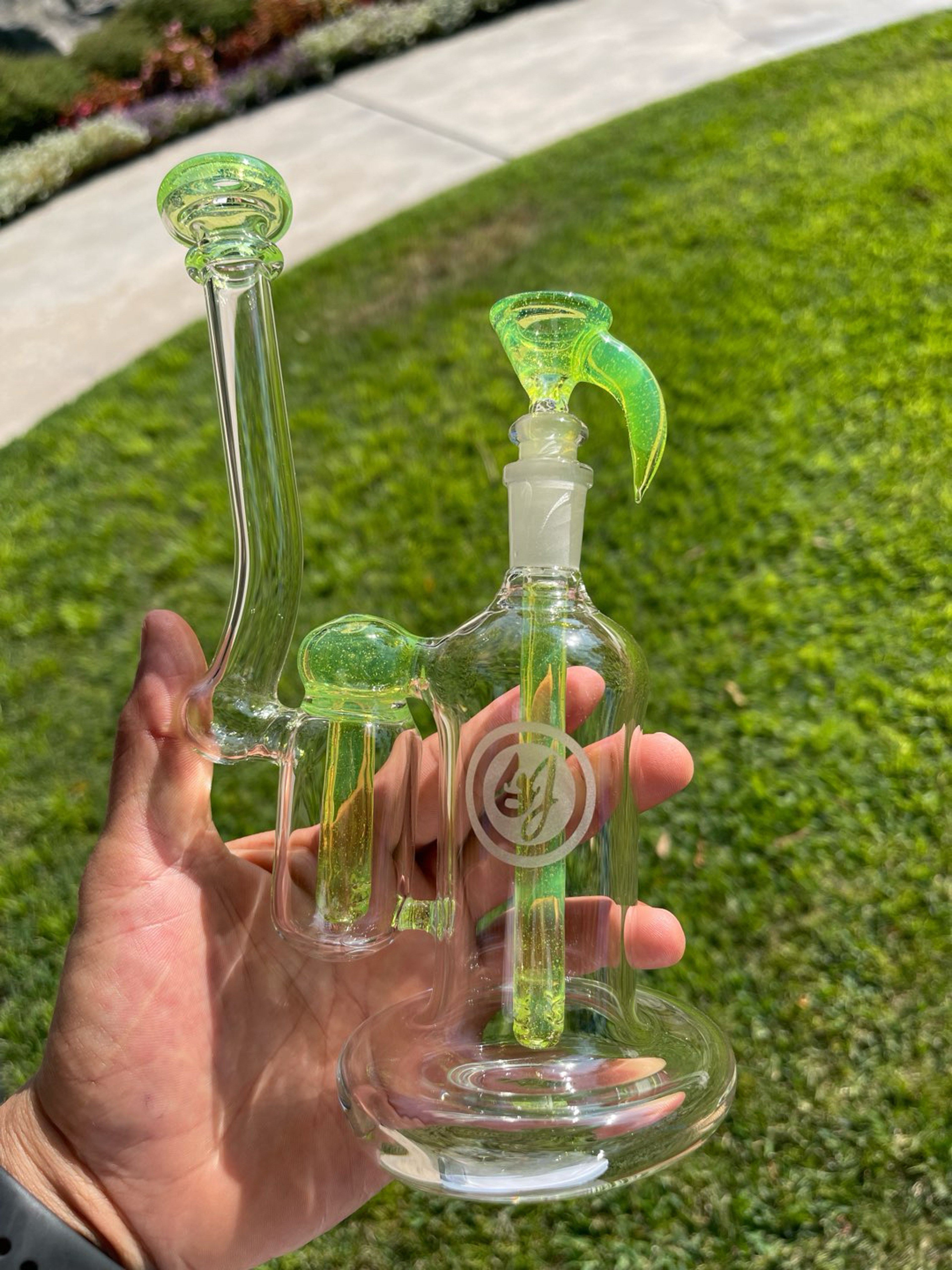 Preview pic of Green slyme dub bub,10mm 1 hole slide