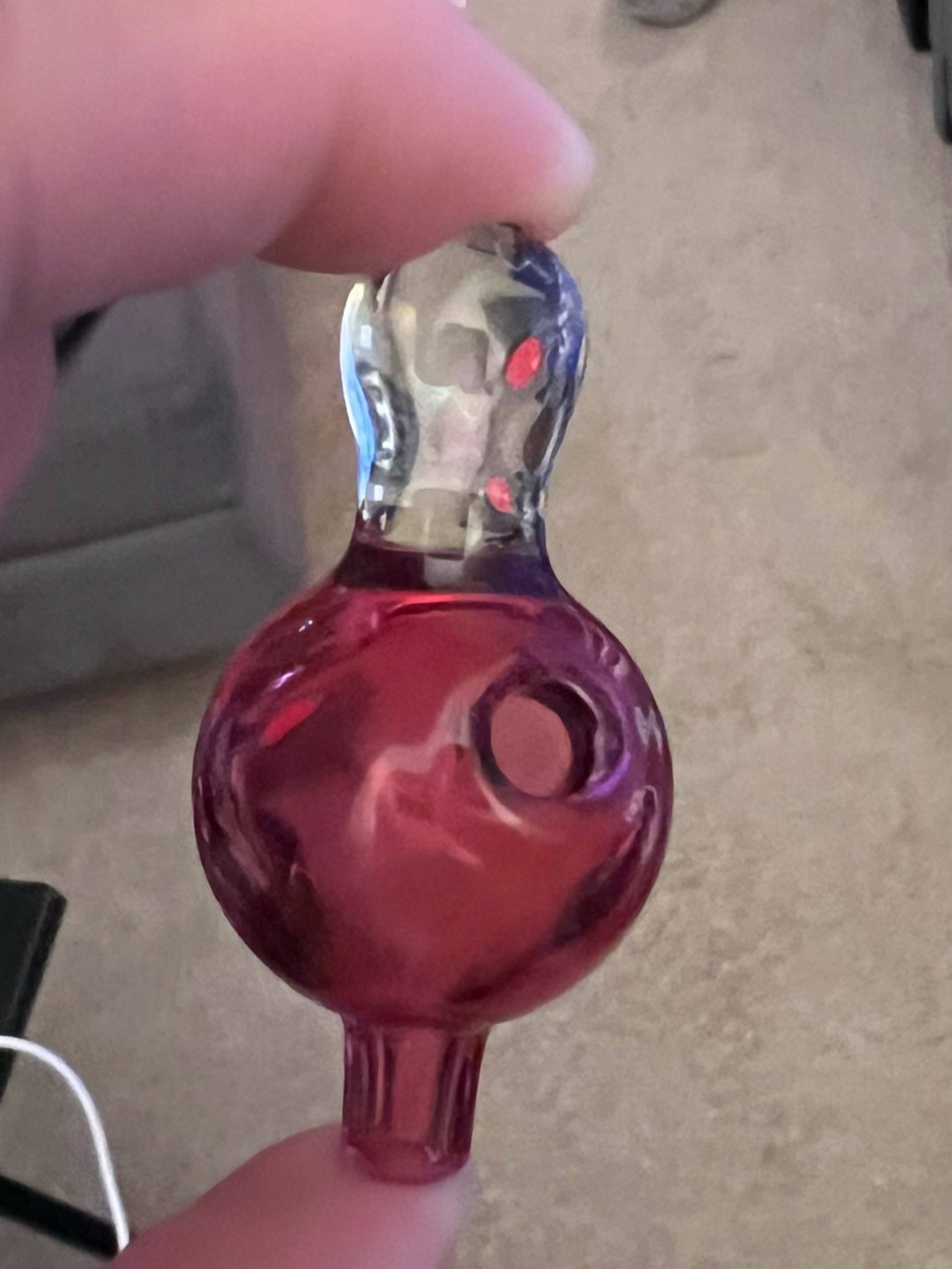 opal bubble cap by cpb glass image 0