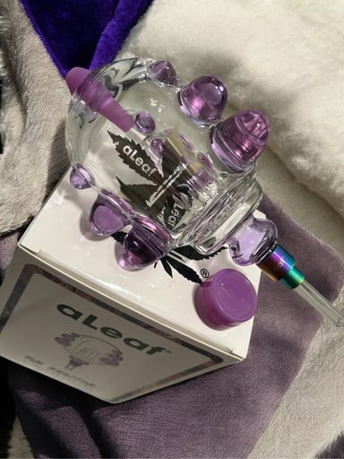 Preview pic of aLeaf 🍁 The Reactor 6" Oblong Purifier in Purple