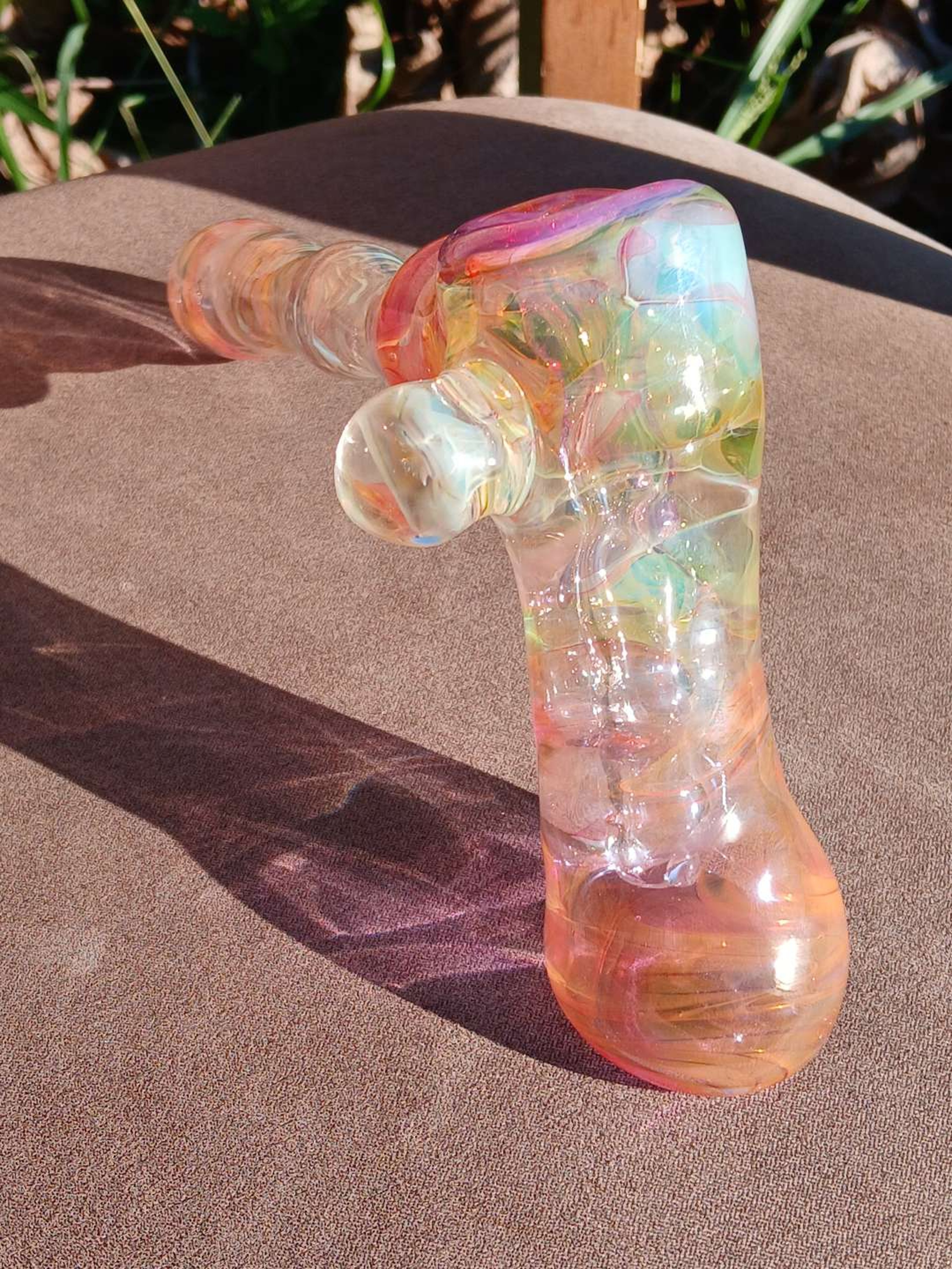 Preview pic of Austyn G and Jay Boogie Collab marble hammer bubbler