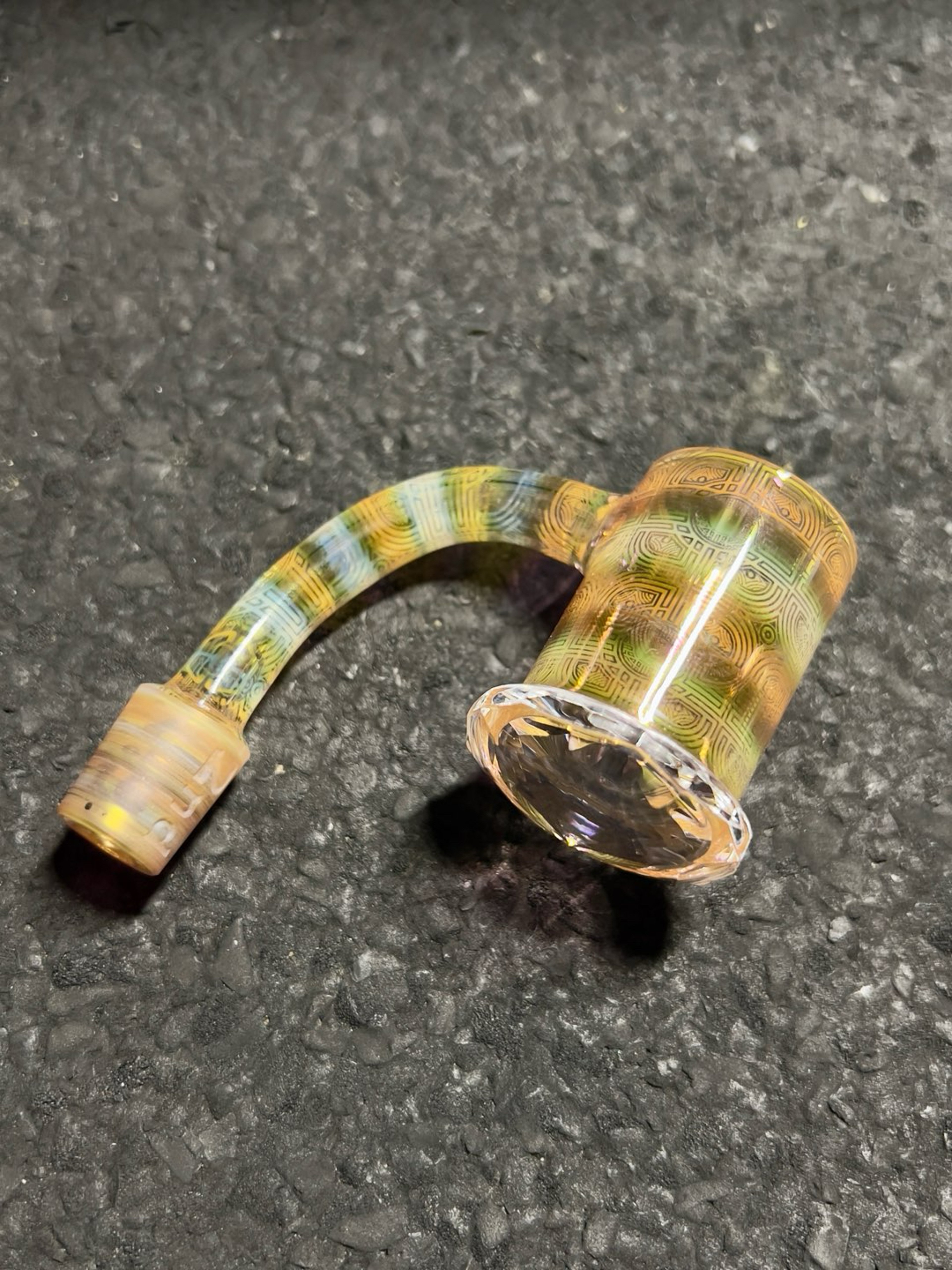 New Faceted Binary Banger 14mm 90° image 0