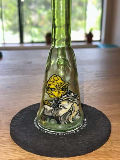 Preview pic of “Yoda” Rocko Glass flip tube