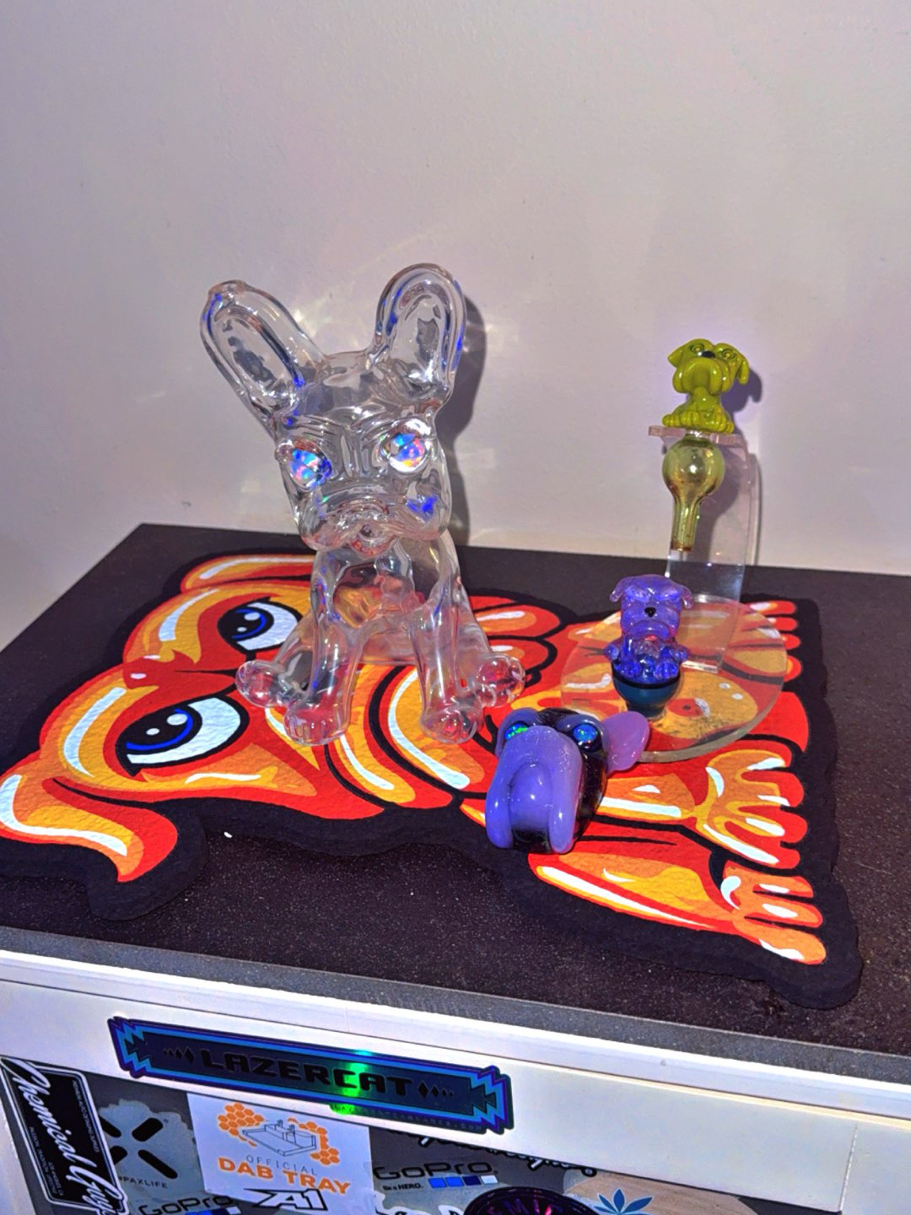 Preview pic of Swanny Glass pupcycler #1 clear and accessories
