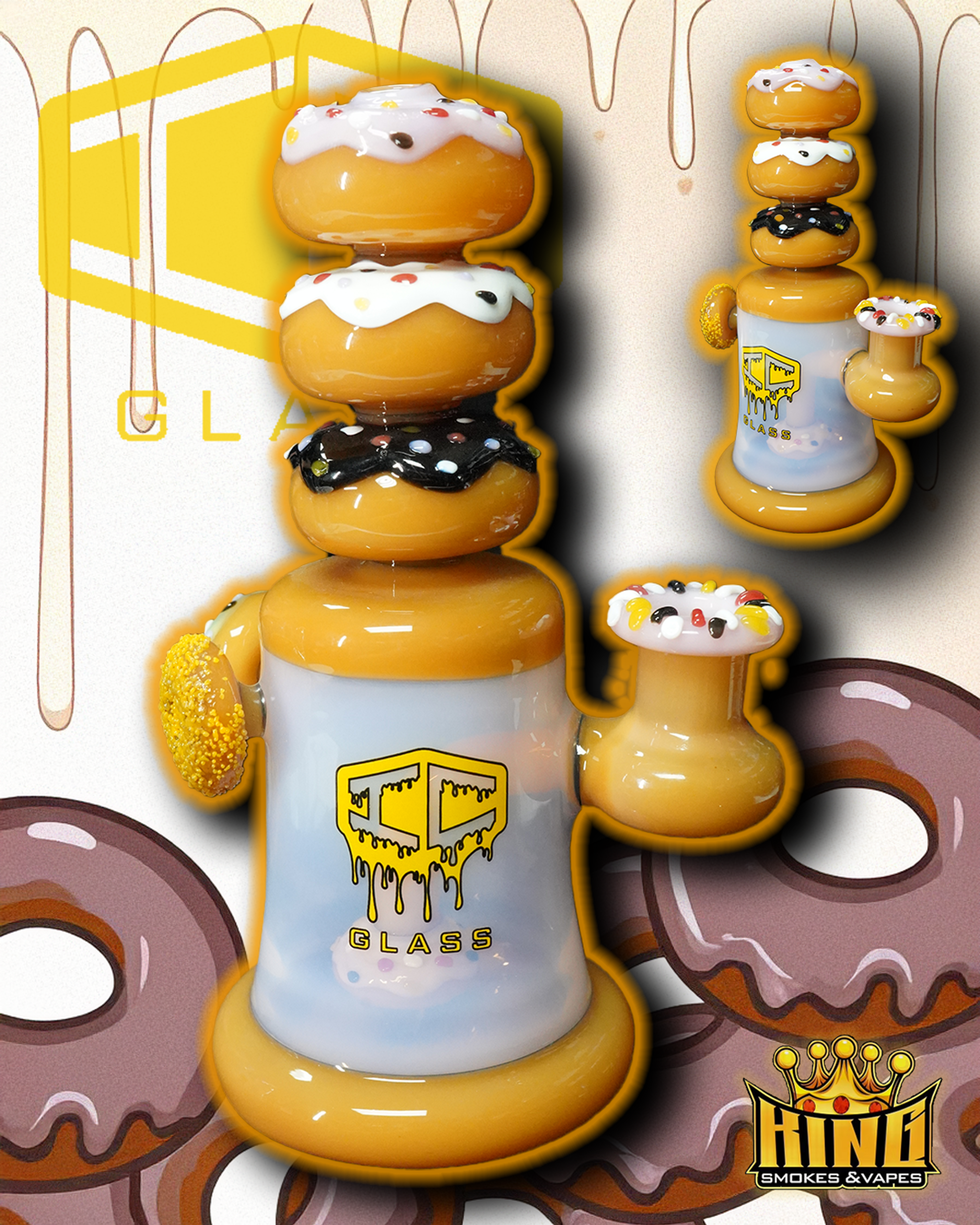 Preview pic of 🍩 IC GLASS – DONUT STACK HEADY