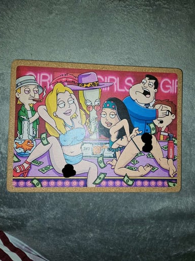 Preview pic of American Dad Cork Mat and Hercules mat