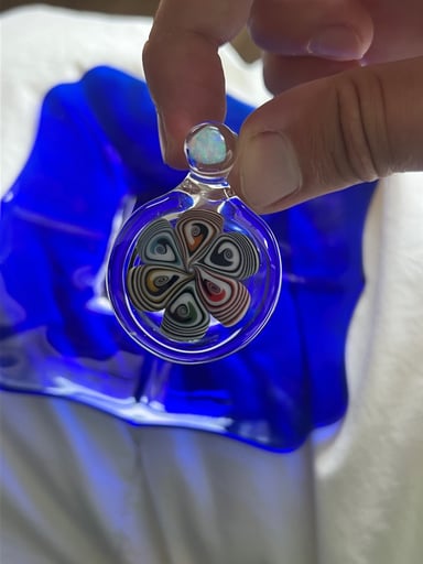 Preview pic of Hermit Glass Pendant BALLER OPAL BAIL
