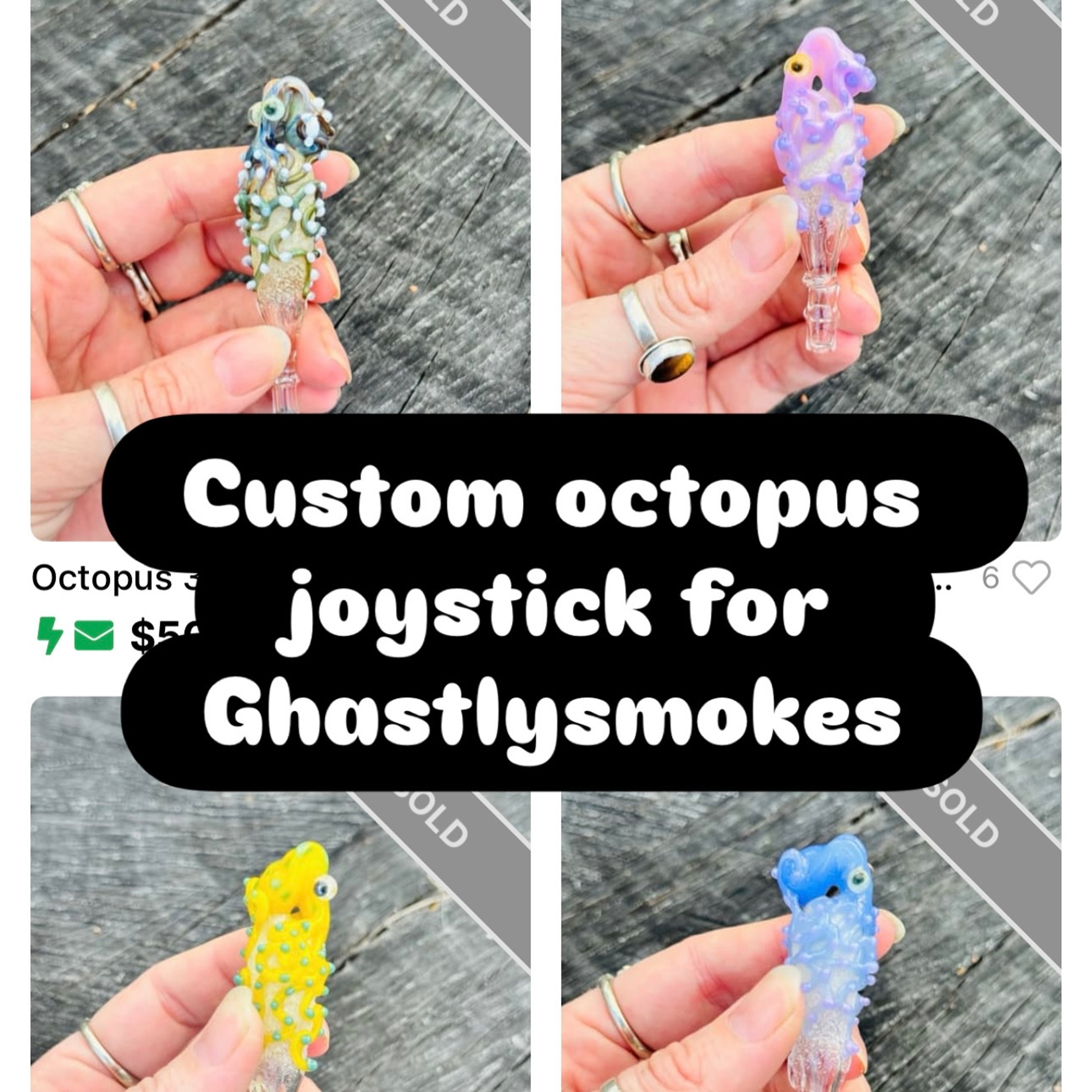 Preview pic of Octopus joystick  Custom for ghastlysmokes