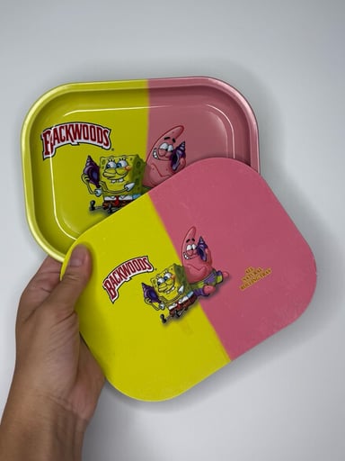 Preview pic of Spongebob Magnetic Rolling Tray With Lid