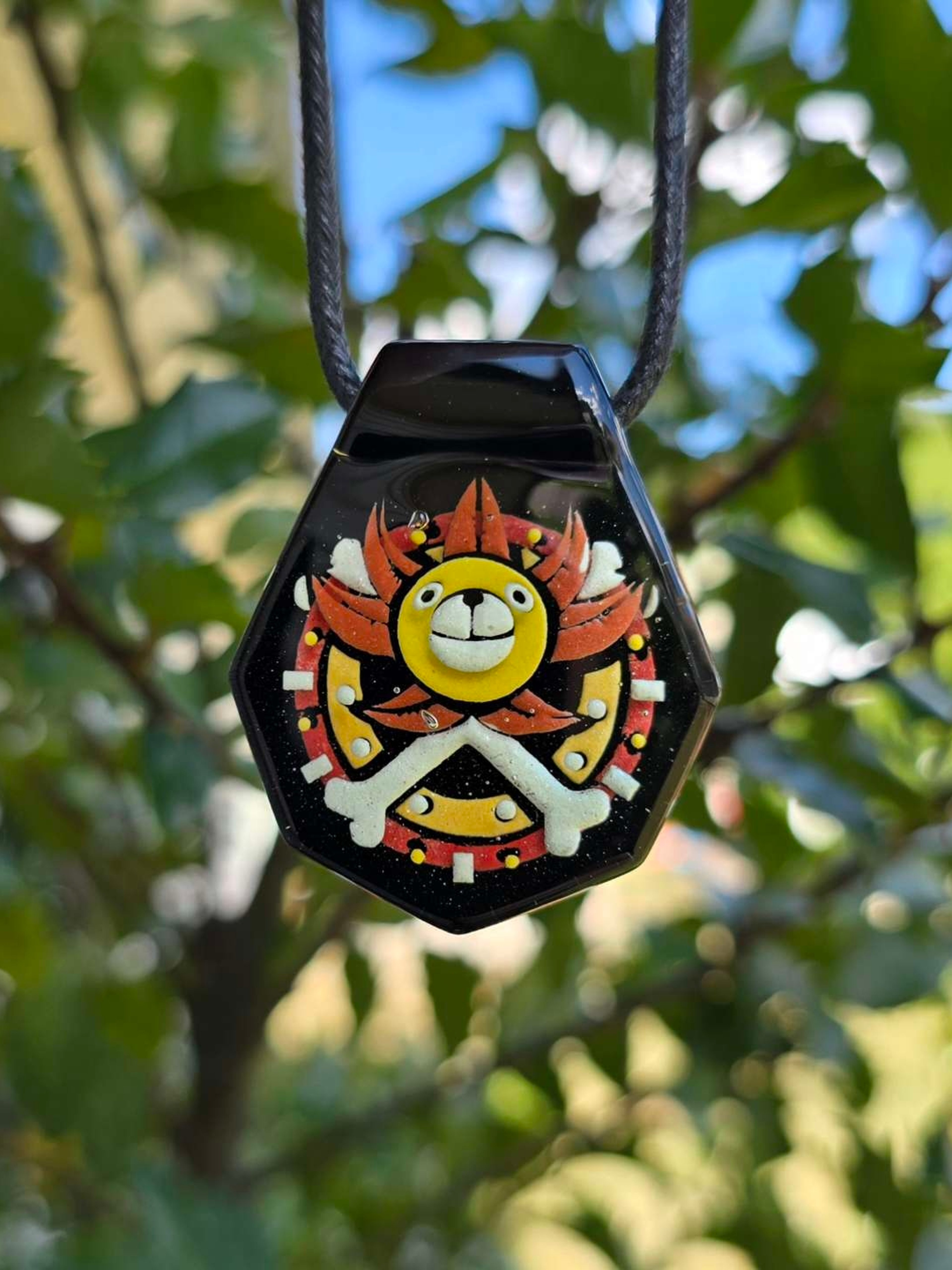 Preview pic of One piece Layered Glow Pendant Seconds