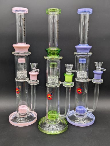 Preview pic of GLASSLAB 303 16" DUAL PERC STRAIGHT TUBE