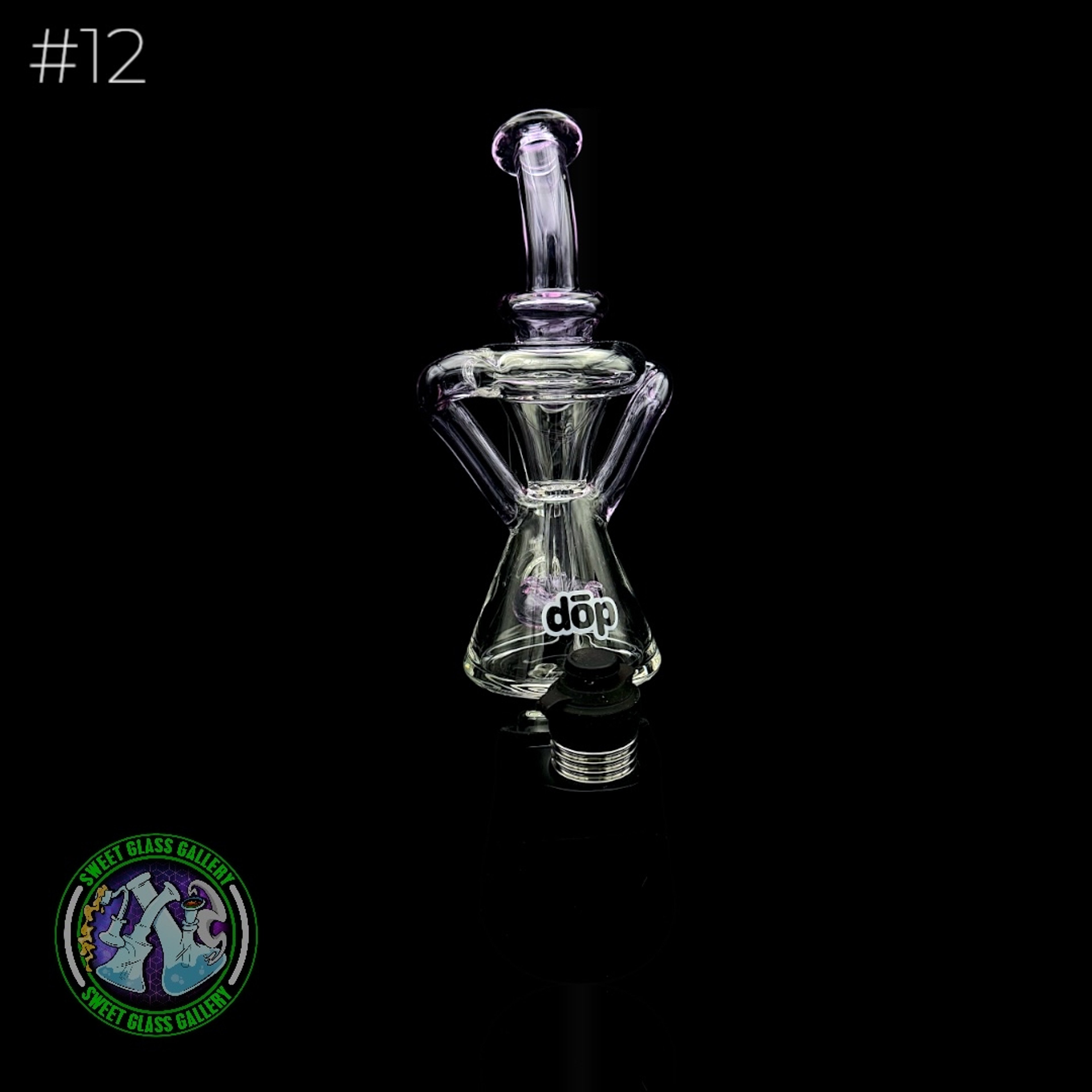 Preview pic of Dōp Glass - Puffco Attachment - Dōpcycler Purple #12