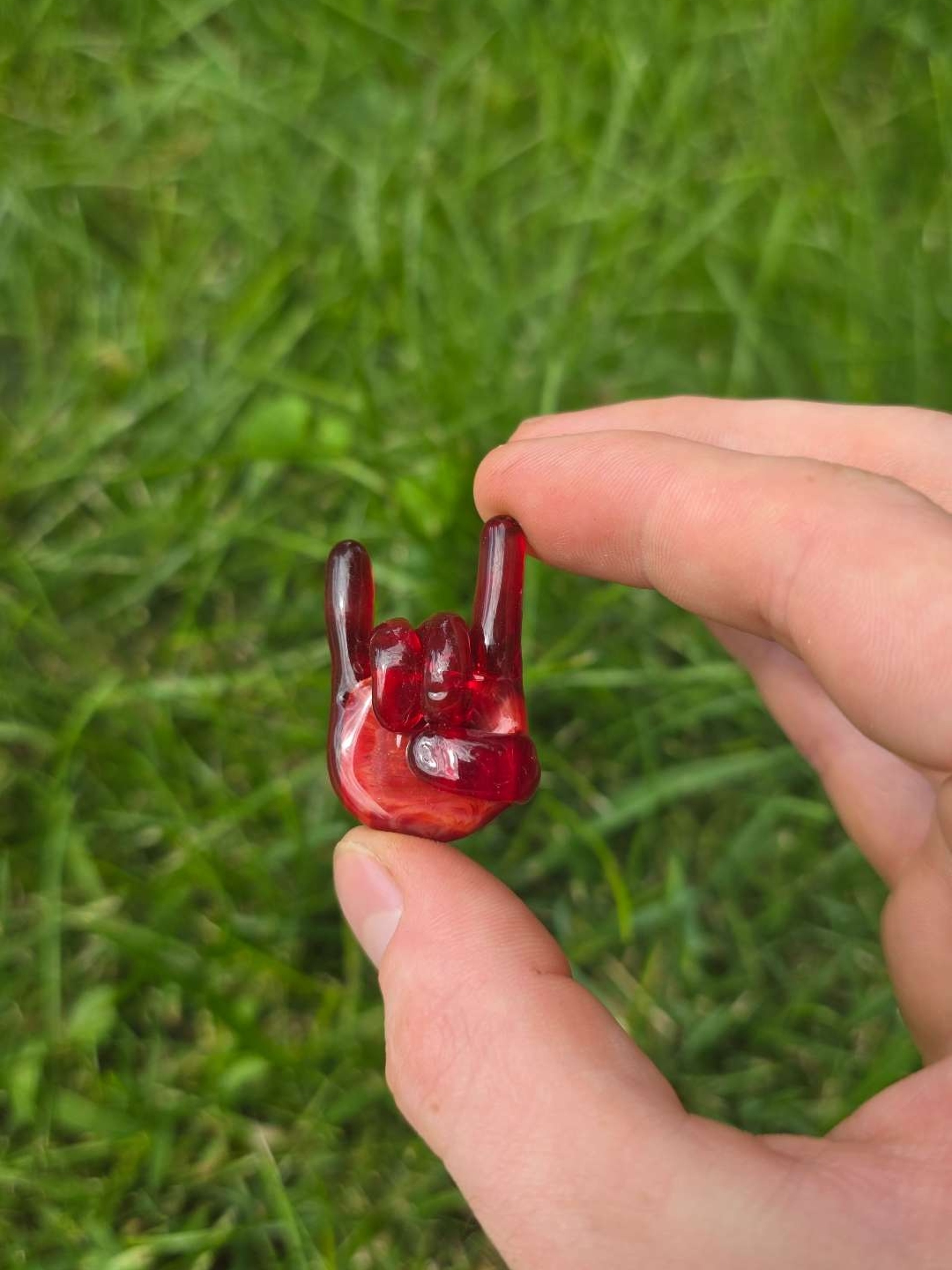 Preview pic of Devil horn hand pendant