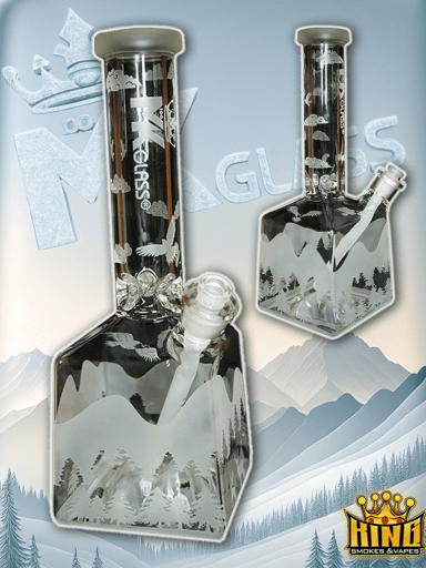 Preview pic of 🦅 MK GLASS – FROSTED MOUNTAIN BOX BEAKER