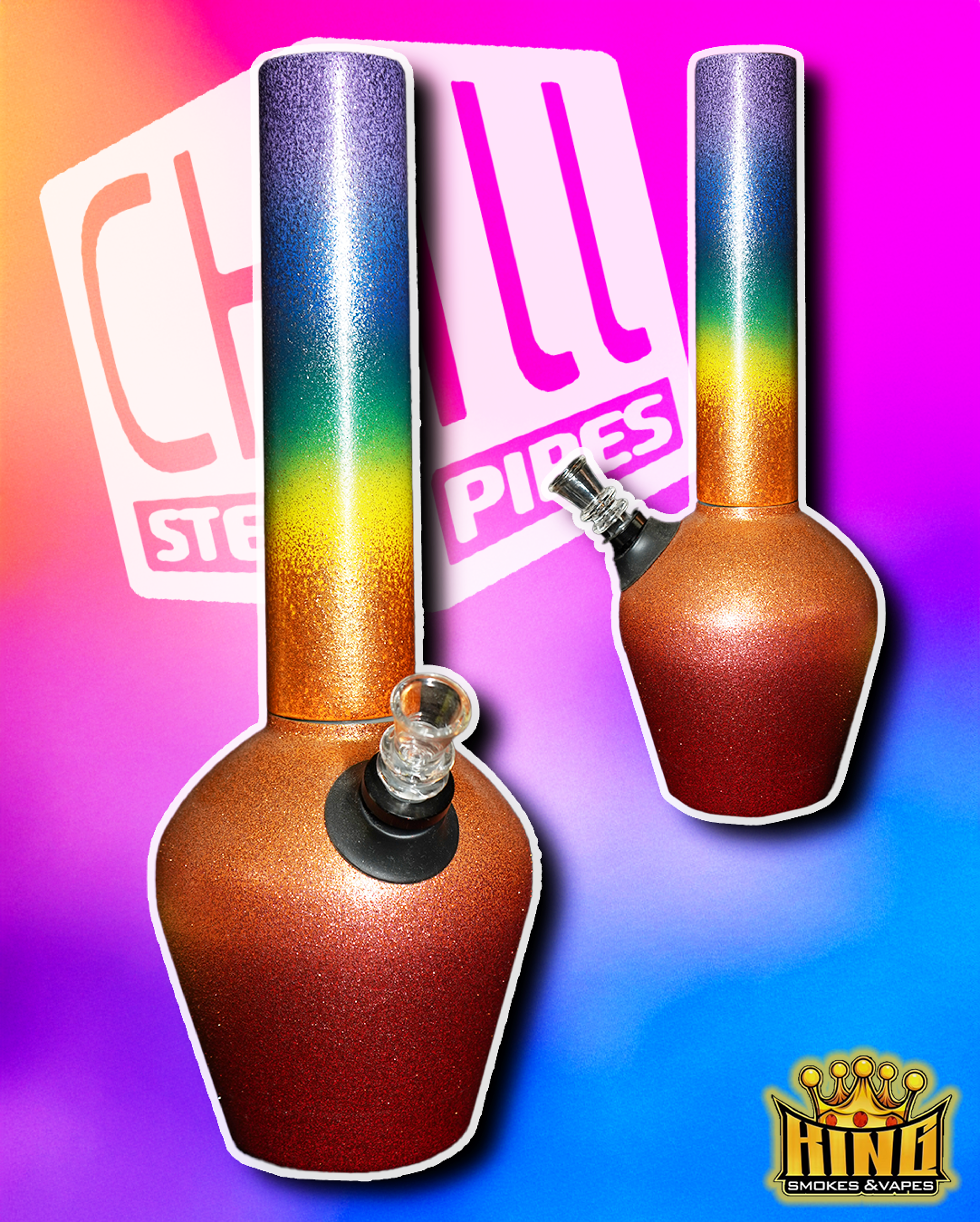 Preview pic of 🌈 CHILL STEEL – RAINBOW FADE SERIES