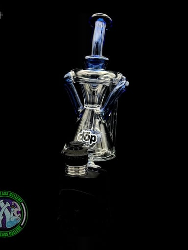 Preview pic of Dōp Glass - Puffco Attachment - Dōpcycler Blue #14