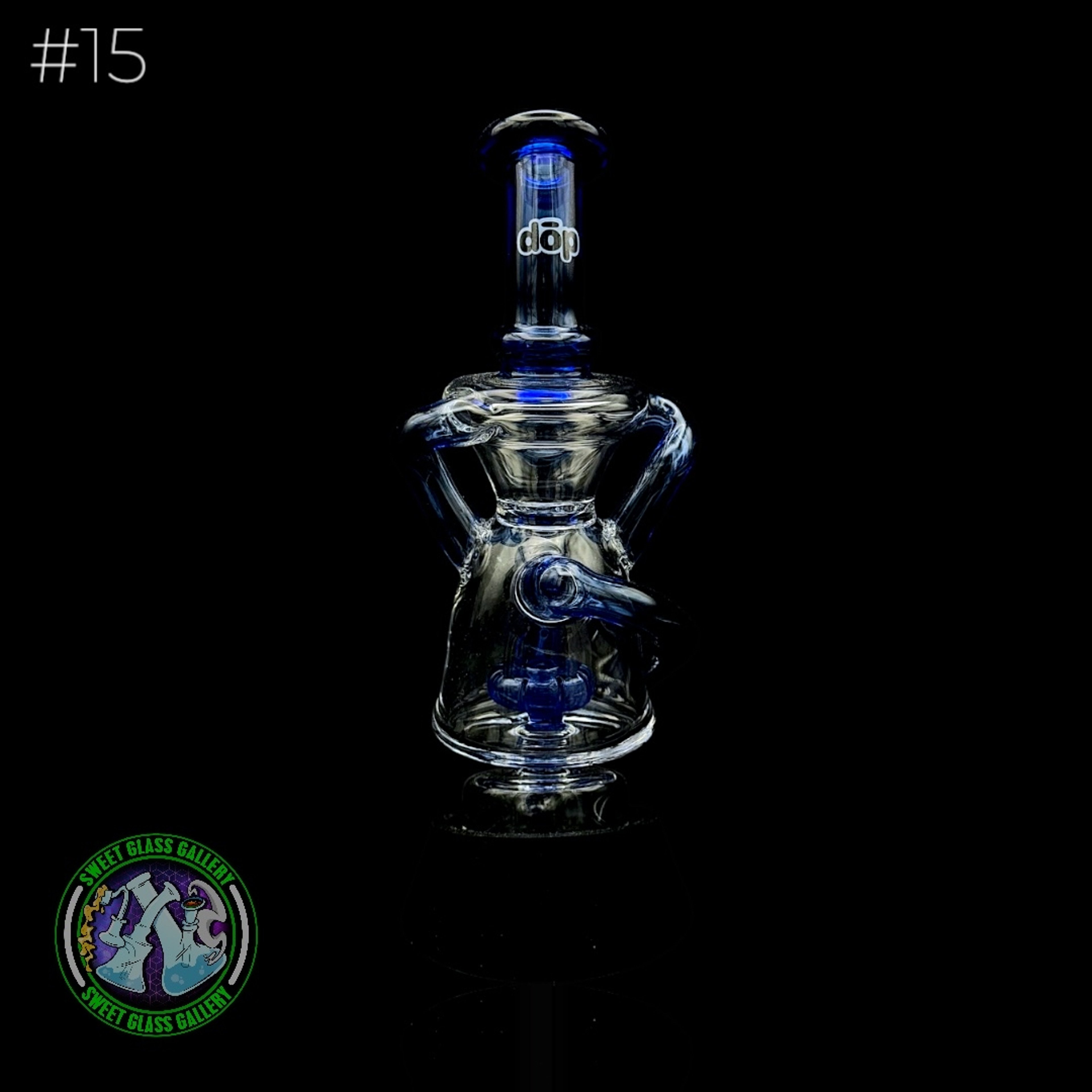 Preview pic of Dōp Glass - Puffco Attachment - Minicycler Blue #15