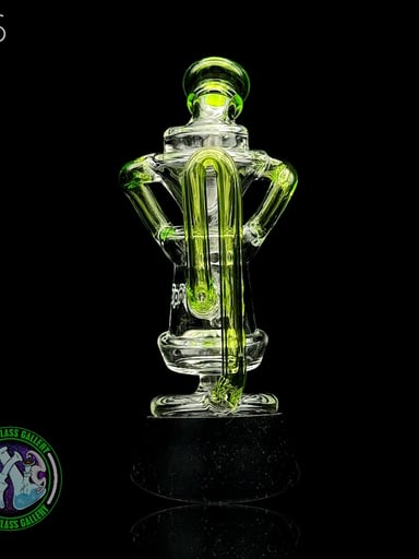Preview pic of Dōp Glass - Puffco Attachment - Floating Recycler Green #16