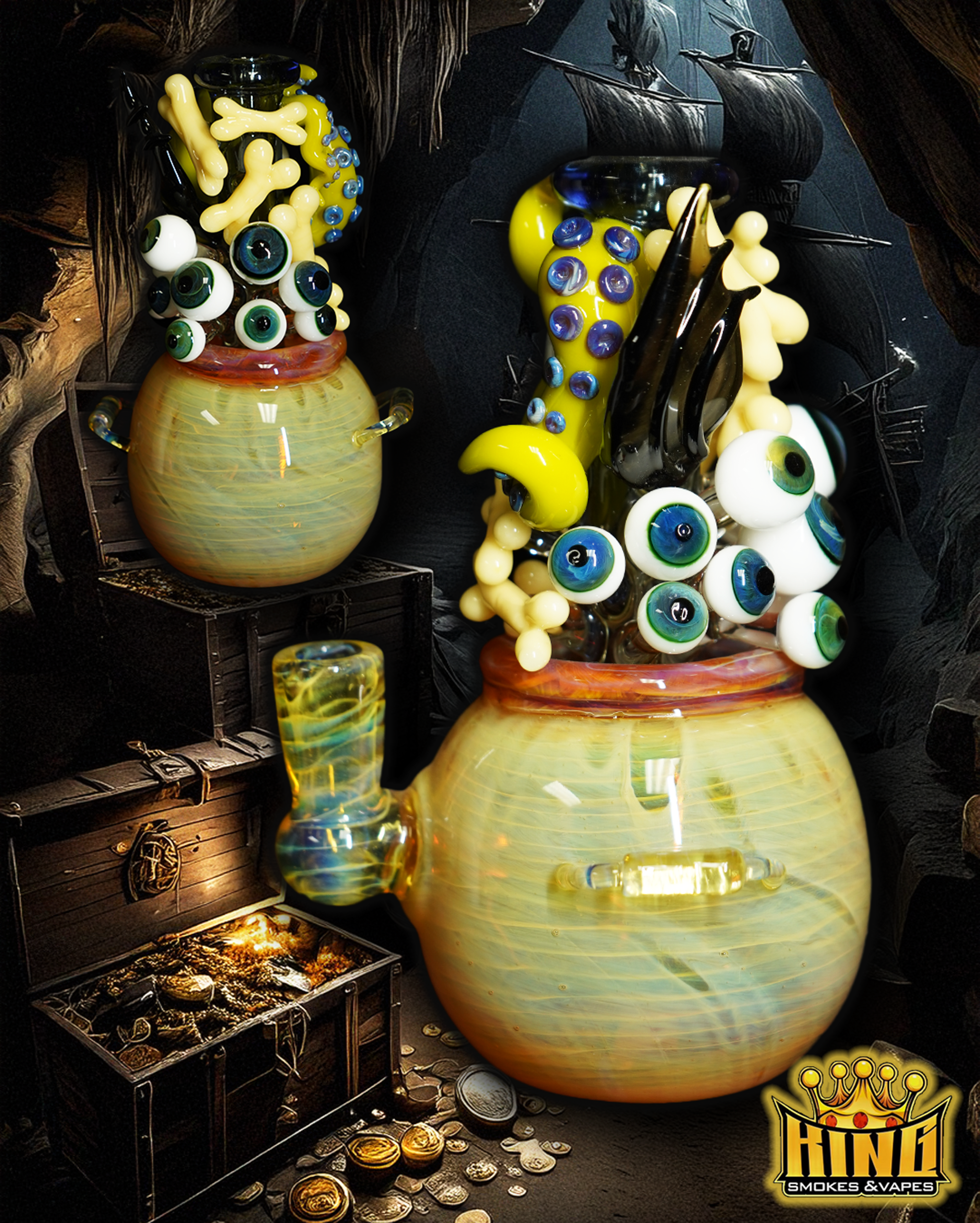 Preview pic of 🧿 MONSTER IN A BOTTLE – TENTACLE EYE DEMON RIG