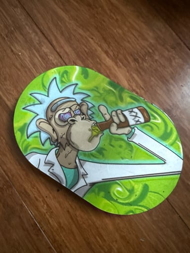Preview pic of Mini Monkey Rick rolling tray w/ magnetic lid