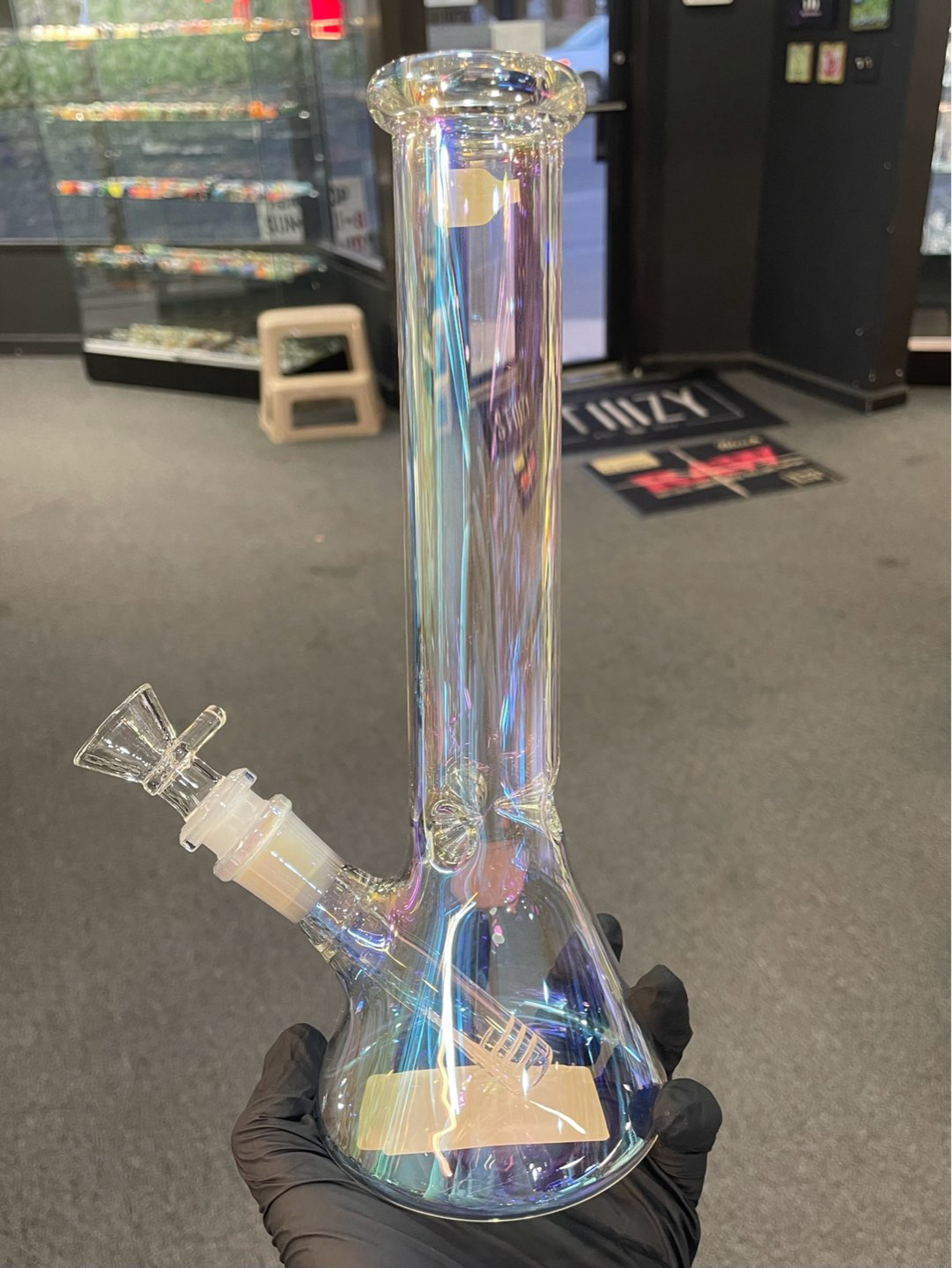 Preview pic of Large Electroplated Beaker Clear