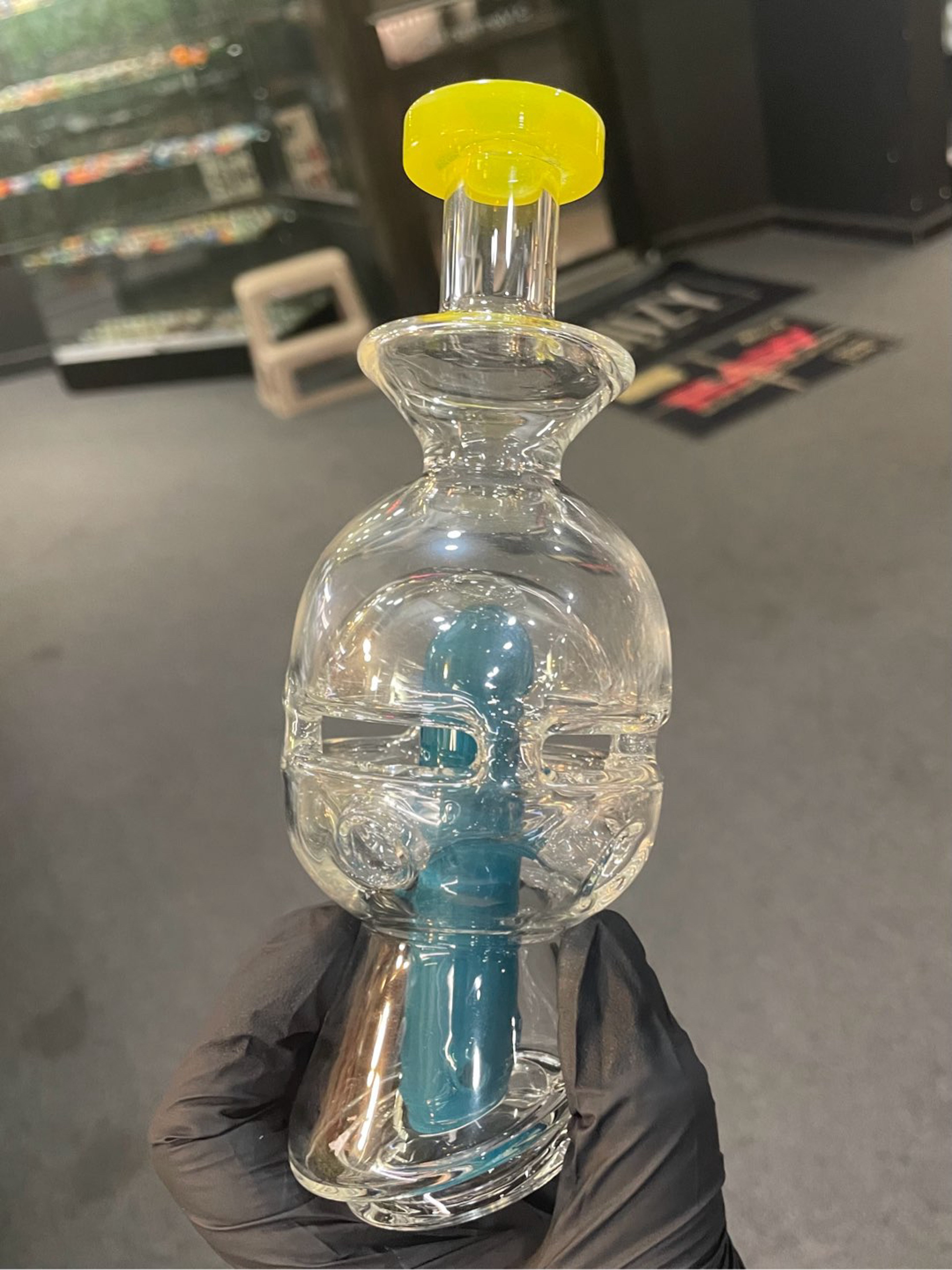 Preview pic of Calibear Fab Egg Puffco Top Lemon