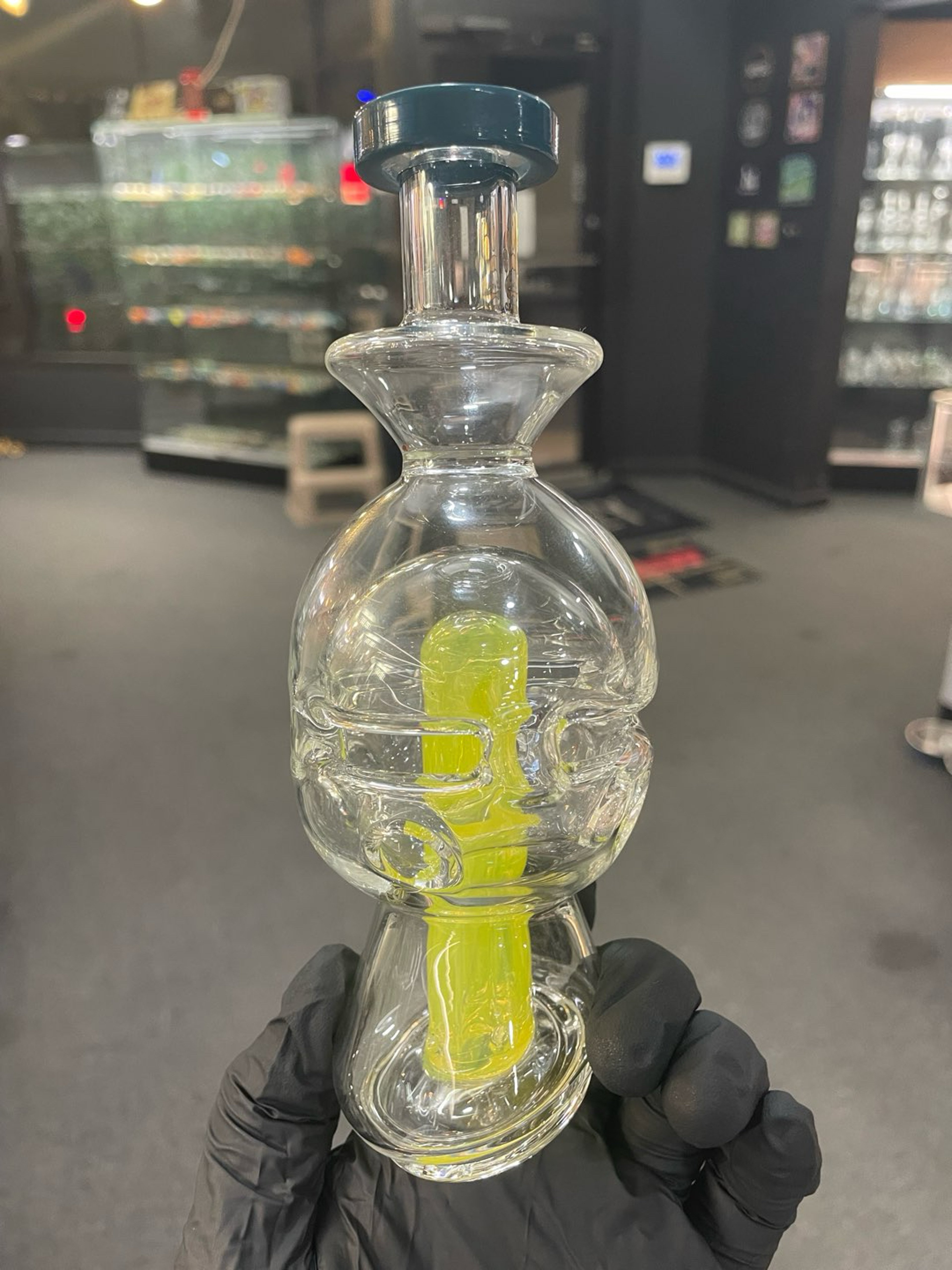 Preview pic of Calibear Fab Egg Puffco Top Blue