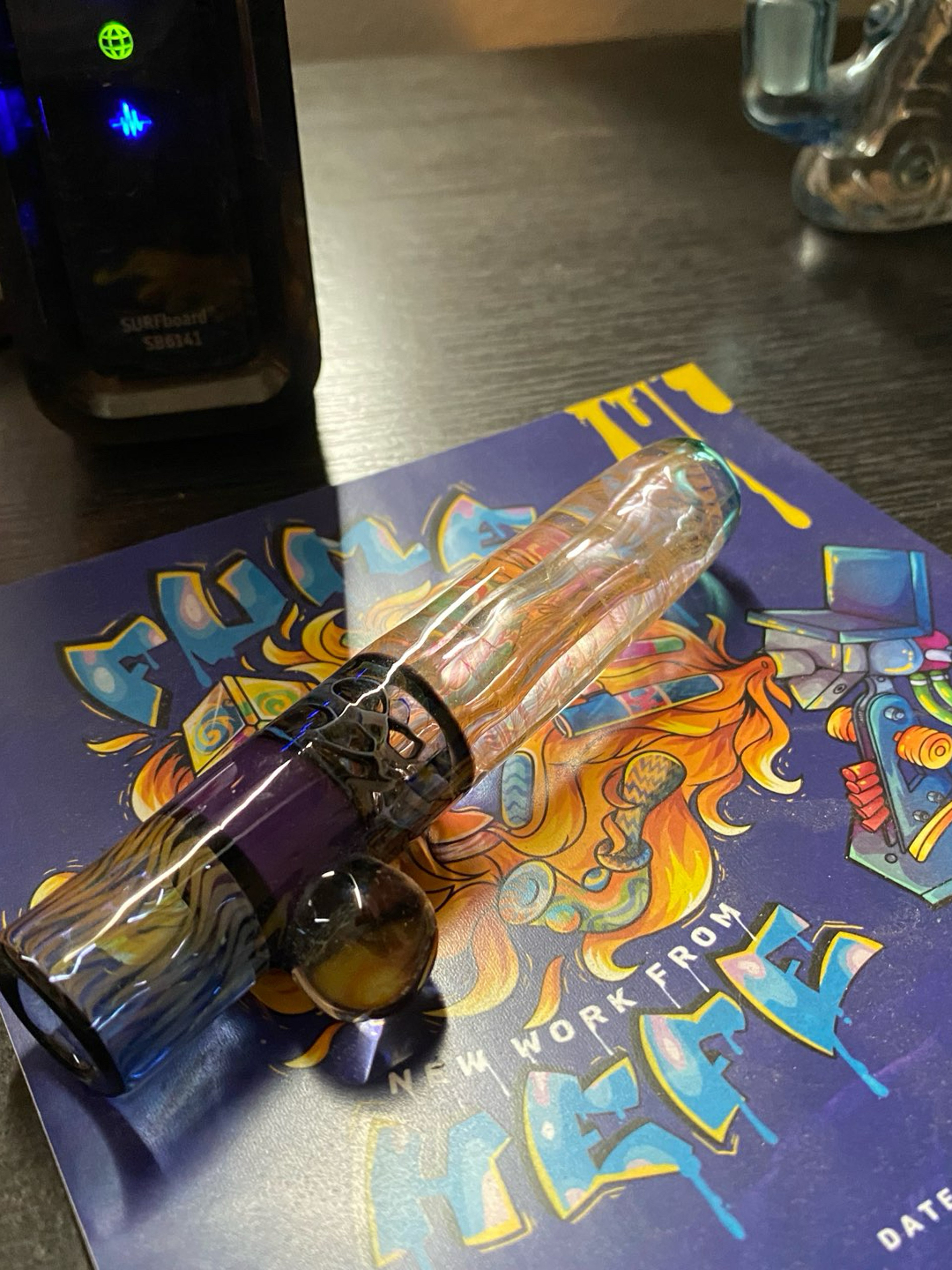 Preview pic of Hefeglass fumed chillum
