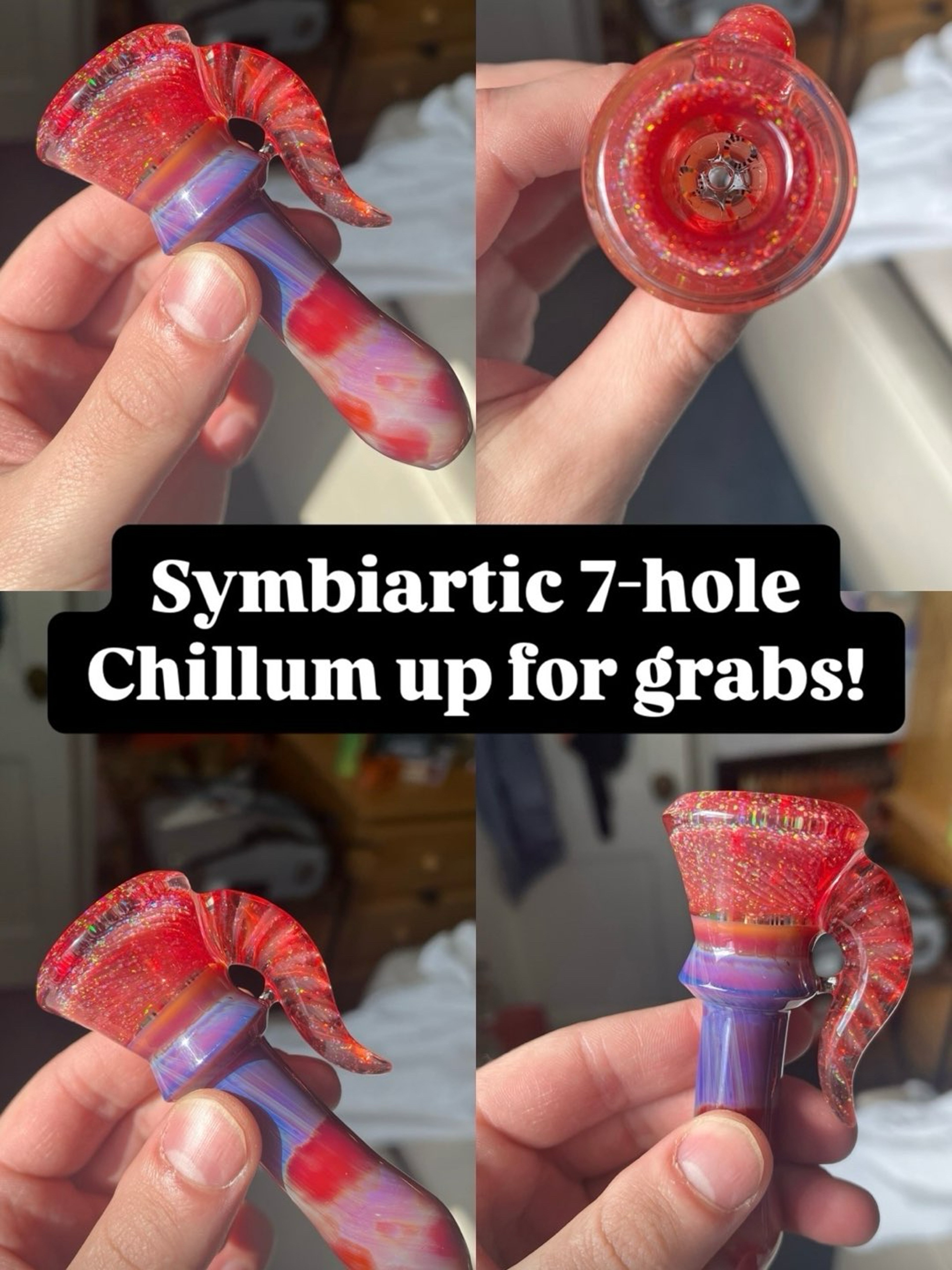 Preview pic of Symbiartic 7 Hole Chillum