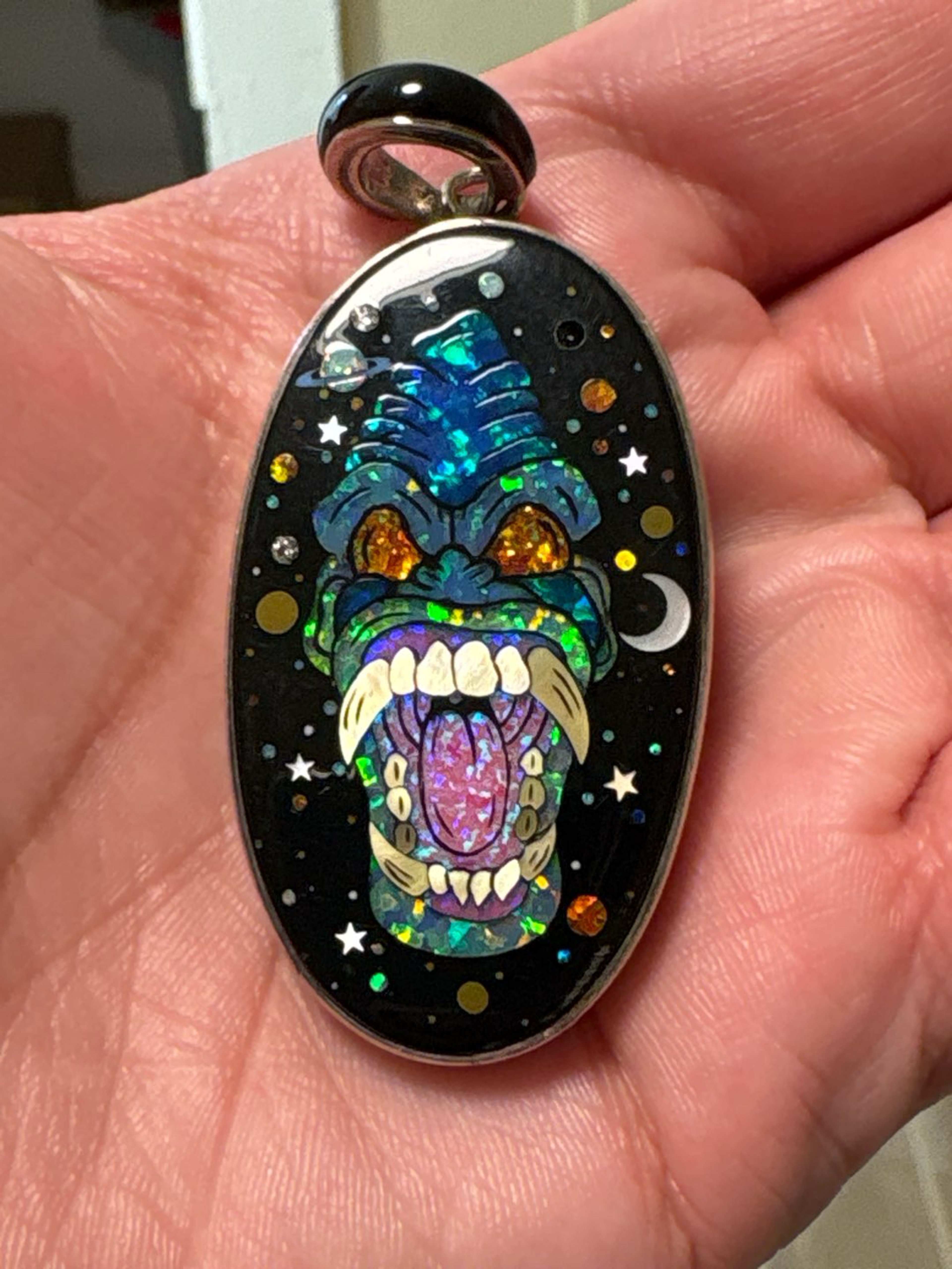 Preview pic of Firefly X Graphic Zack Sterling Silver Pendant 4/10