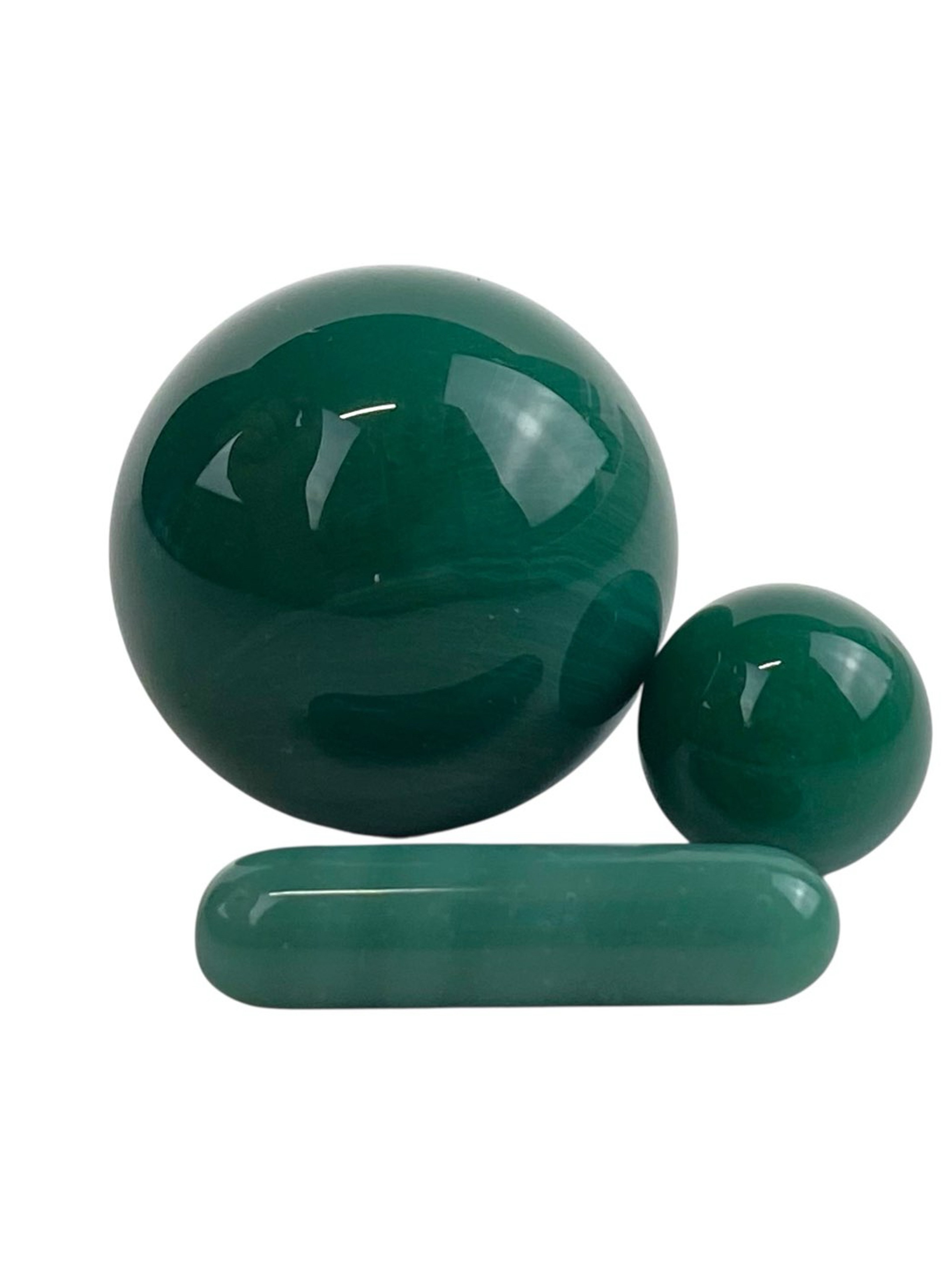 Preview pic of CW Glass Art 3pc Marble Set