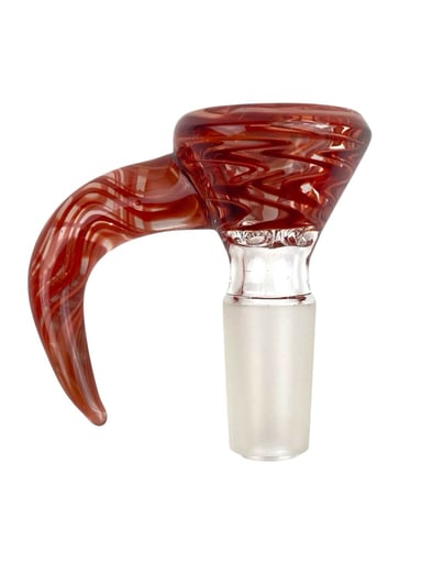 Preview pic of 14mm Rewig Glass Bowl Slide – 4 Hole by CW Glass Art