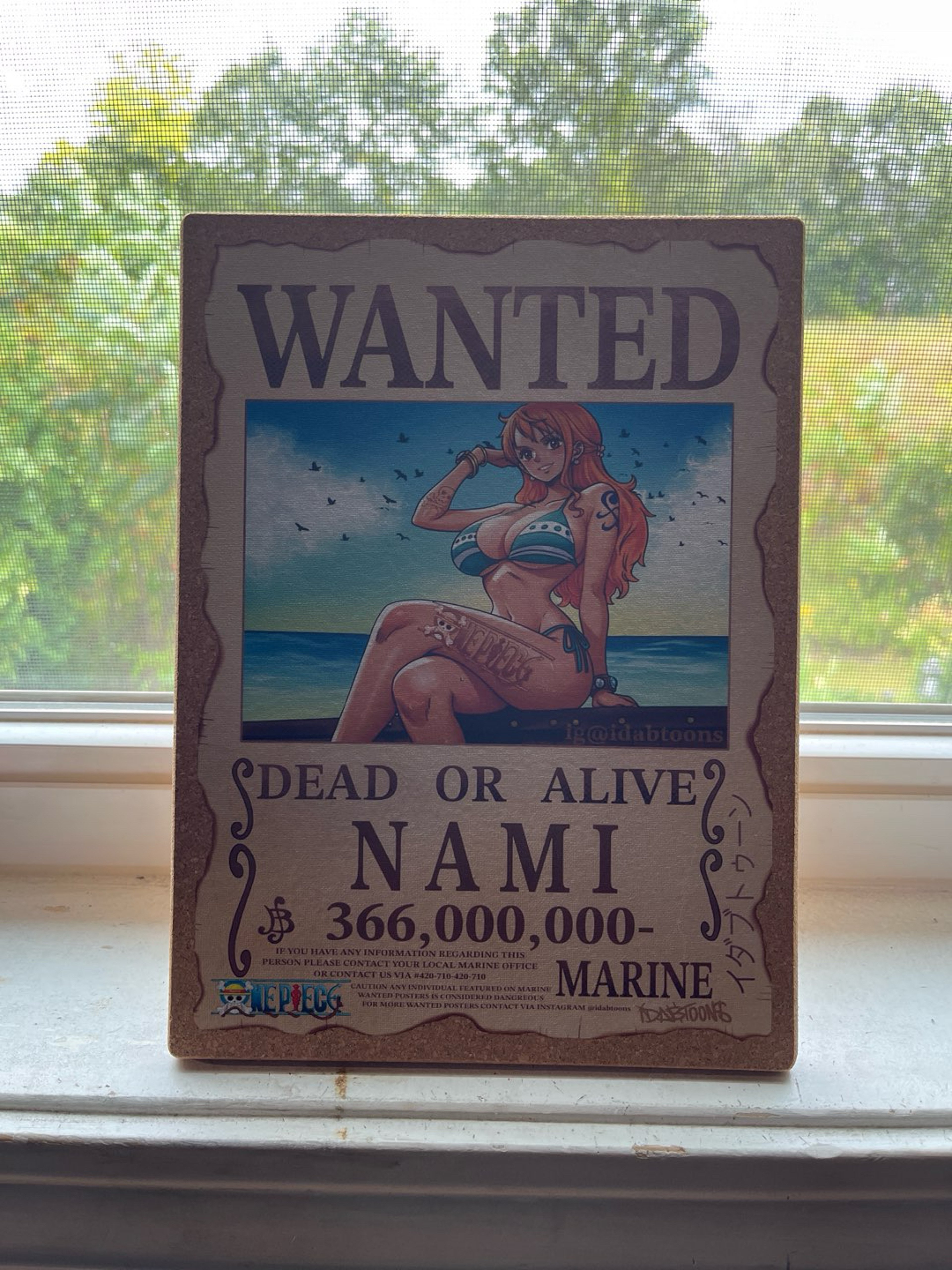 Preview pic of Nami wanted poster