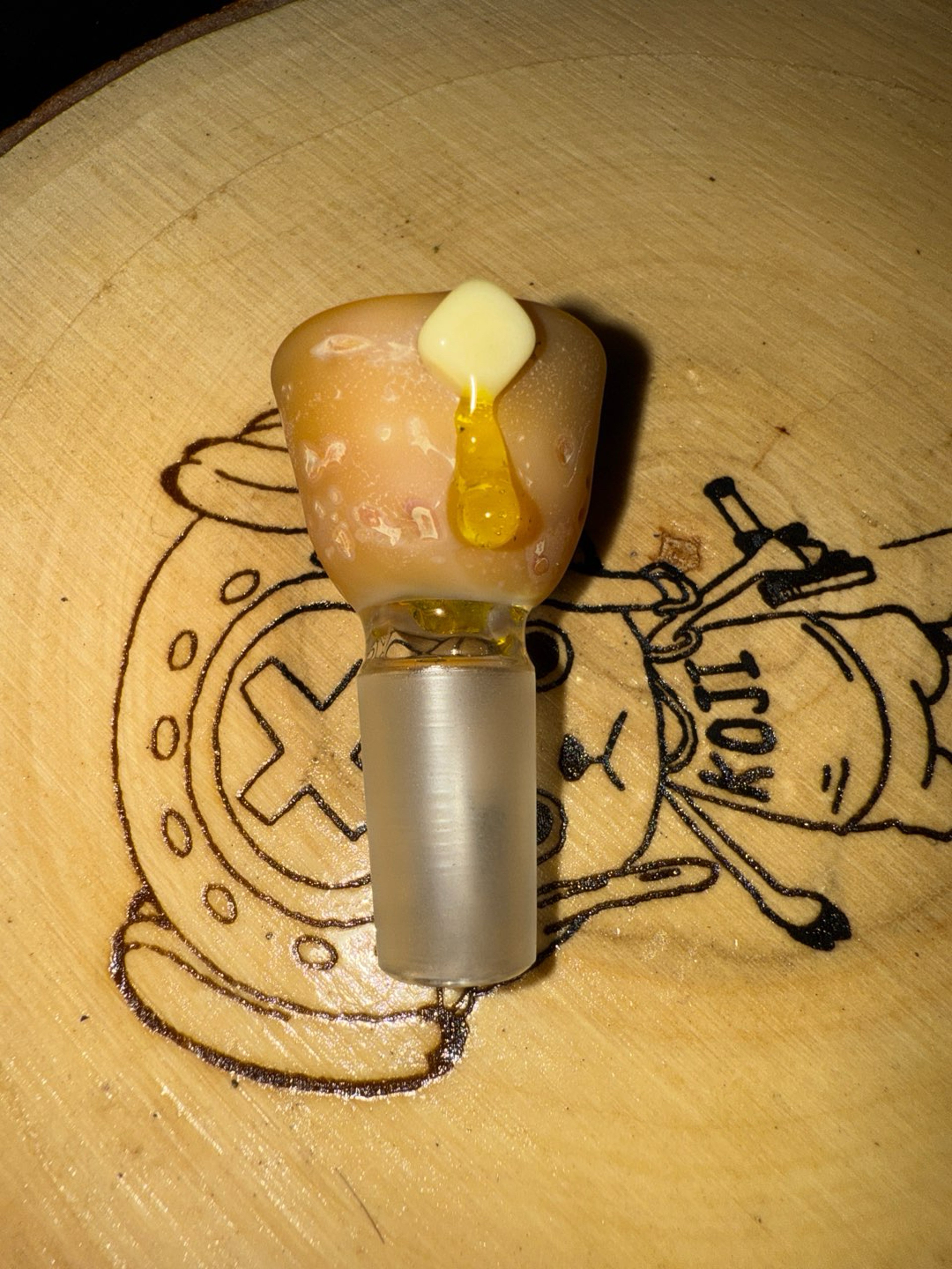 Alec blows glass 14mm potato slide image 0