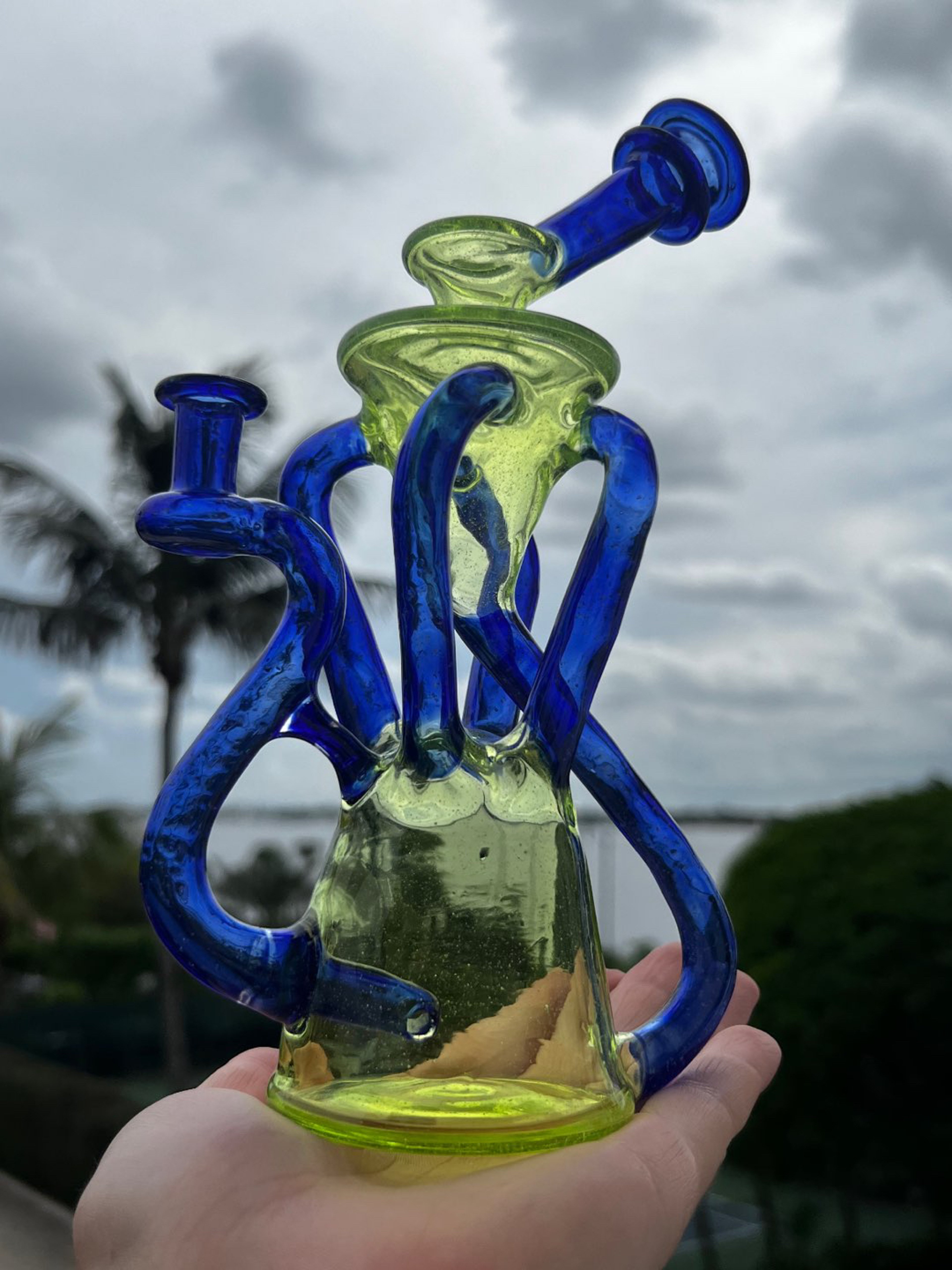 Preview pic of Manchild Glass Quad Uptake Recycler