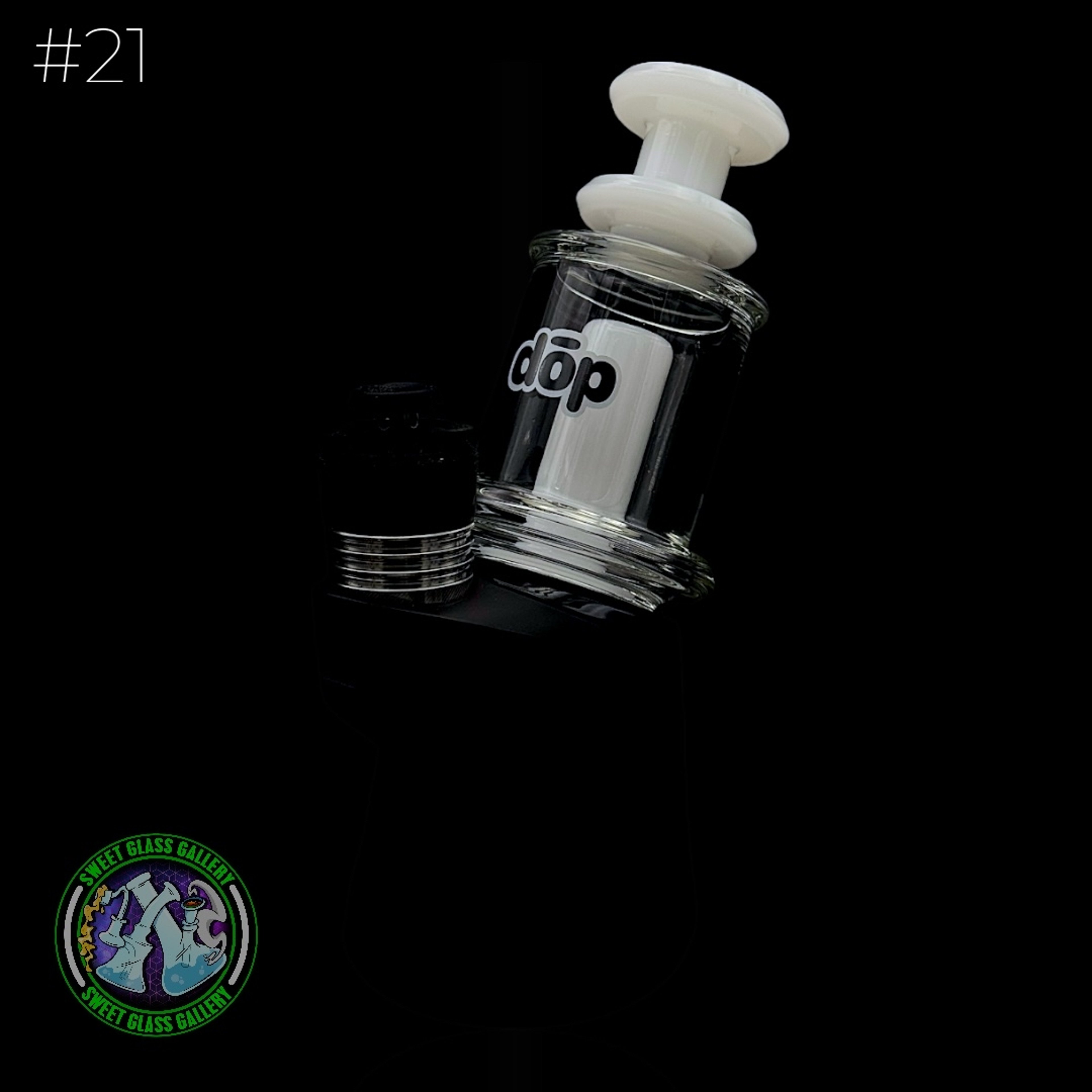 Dōp Glass - Puffco Attachment - Chug White #21 image 0