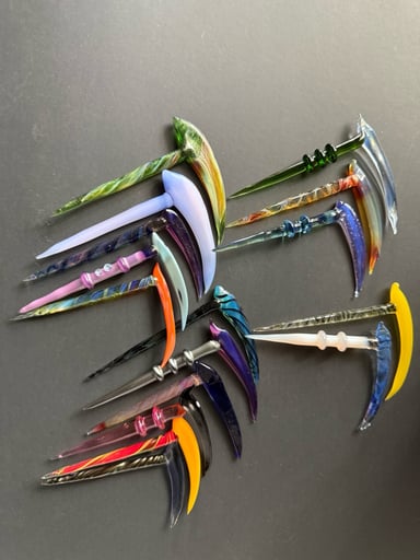 Preview pic of Marvin glass Dab tools/ Bowl poker