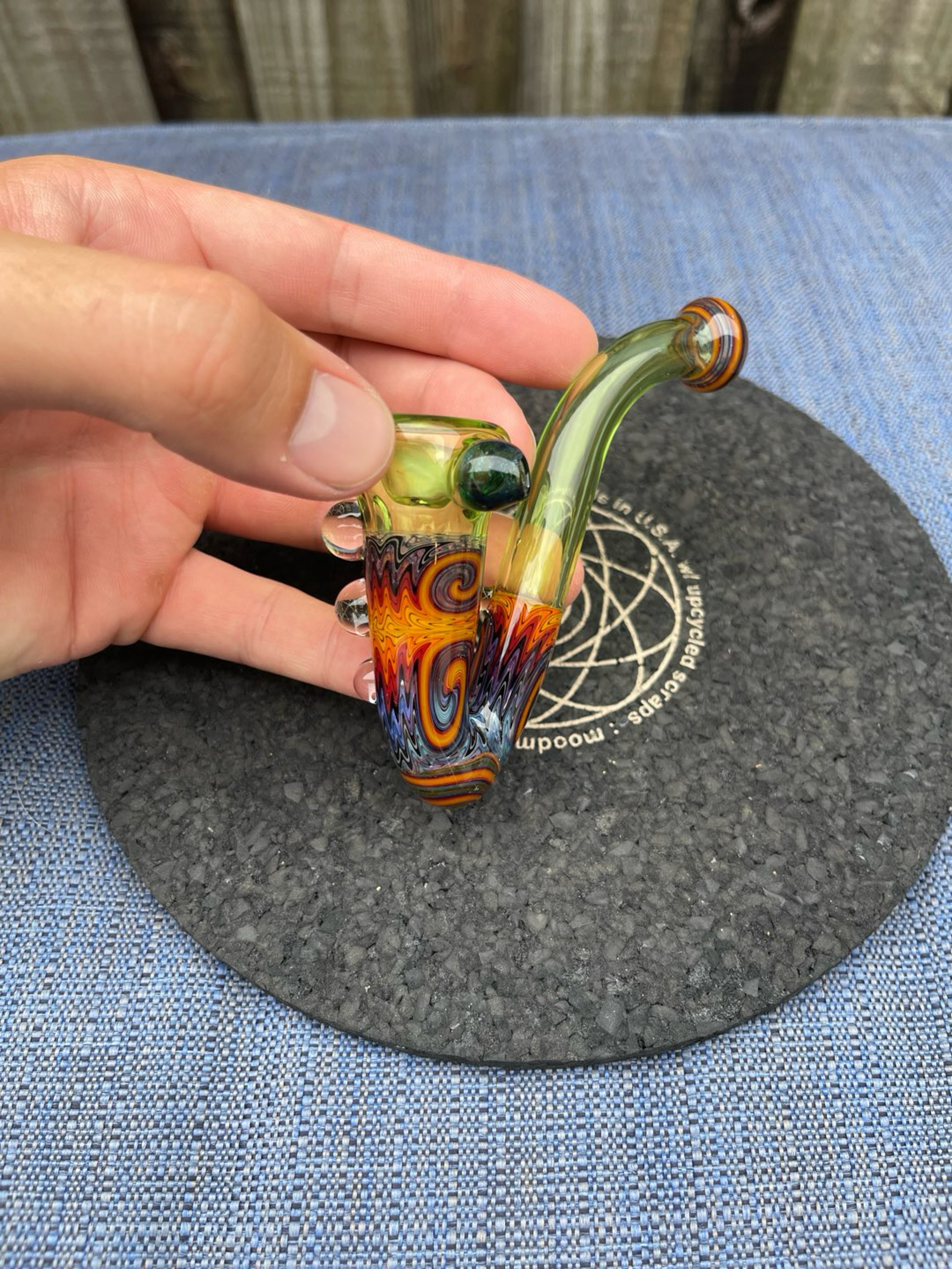 Preview pic of Beale glass wig wag saxophone 🎷sherlock dry pipe