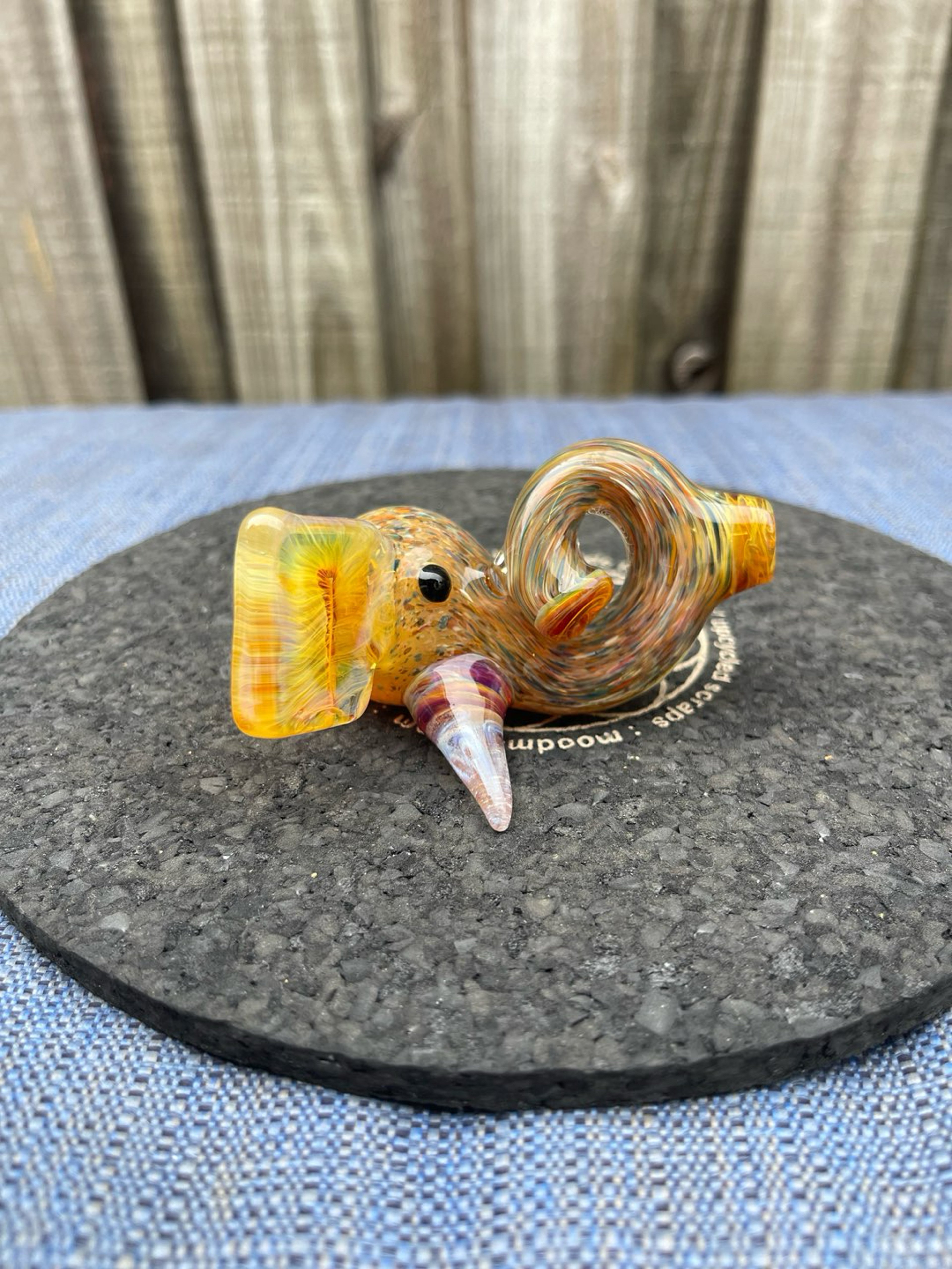 Popeye glass elephant hand pipe image 0