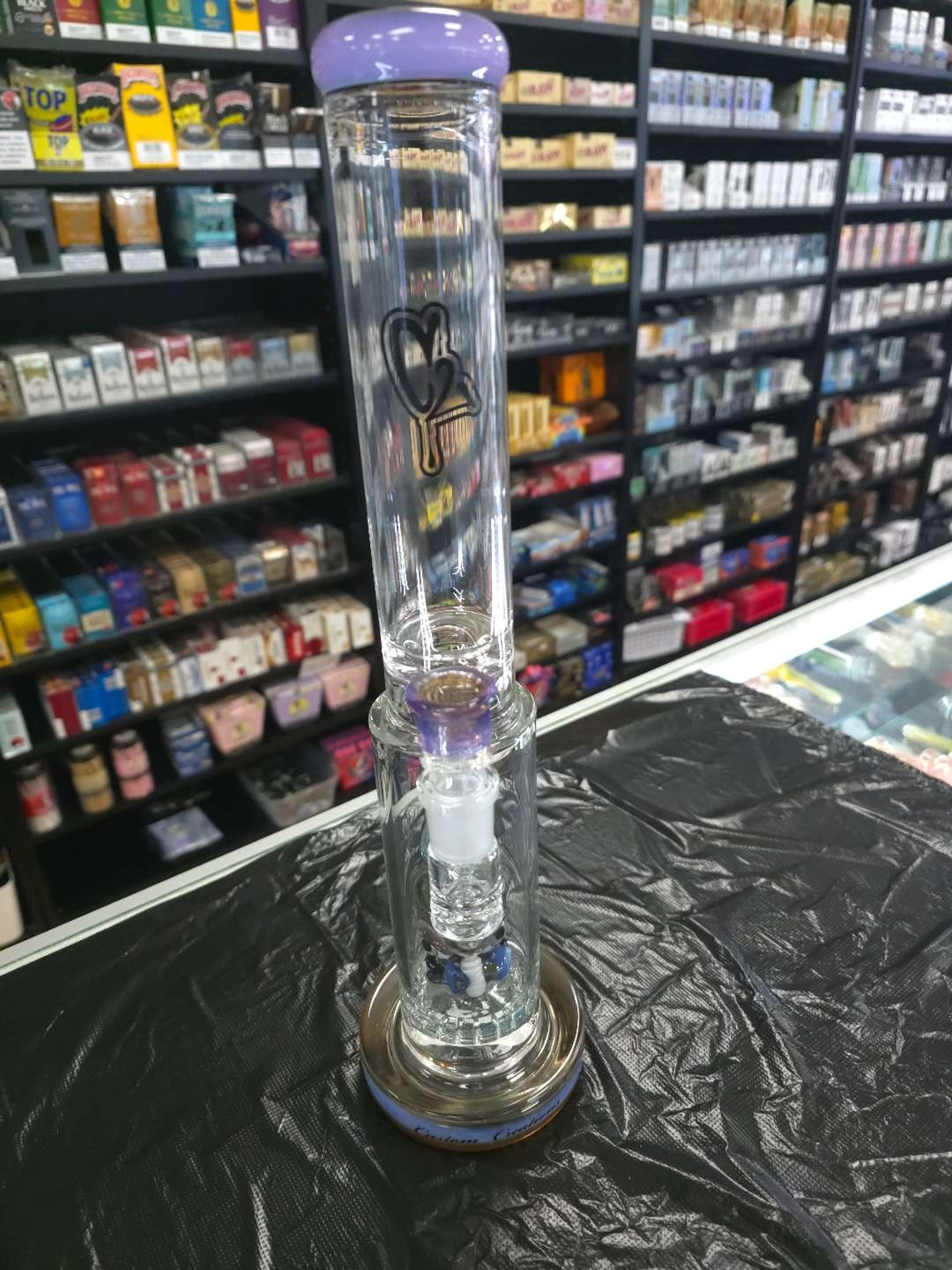 Custom Creations Alien Gas Mask Tube Bong image 0