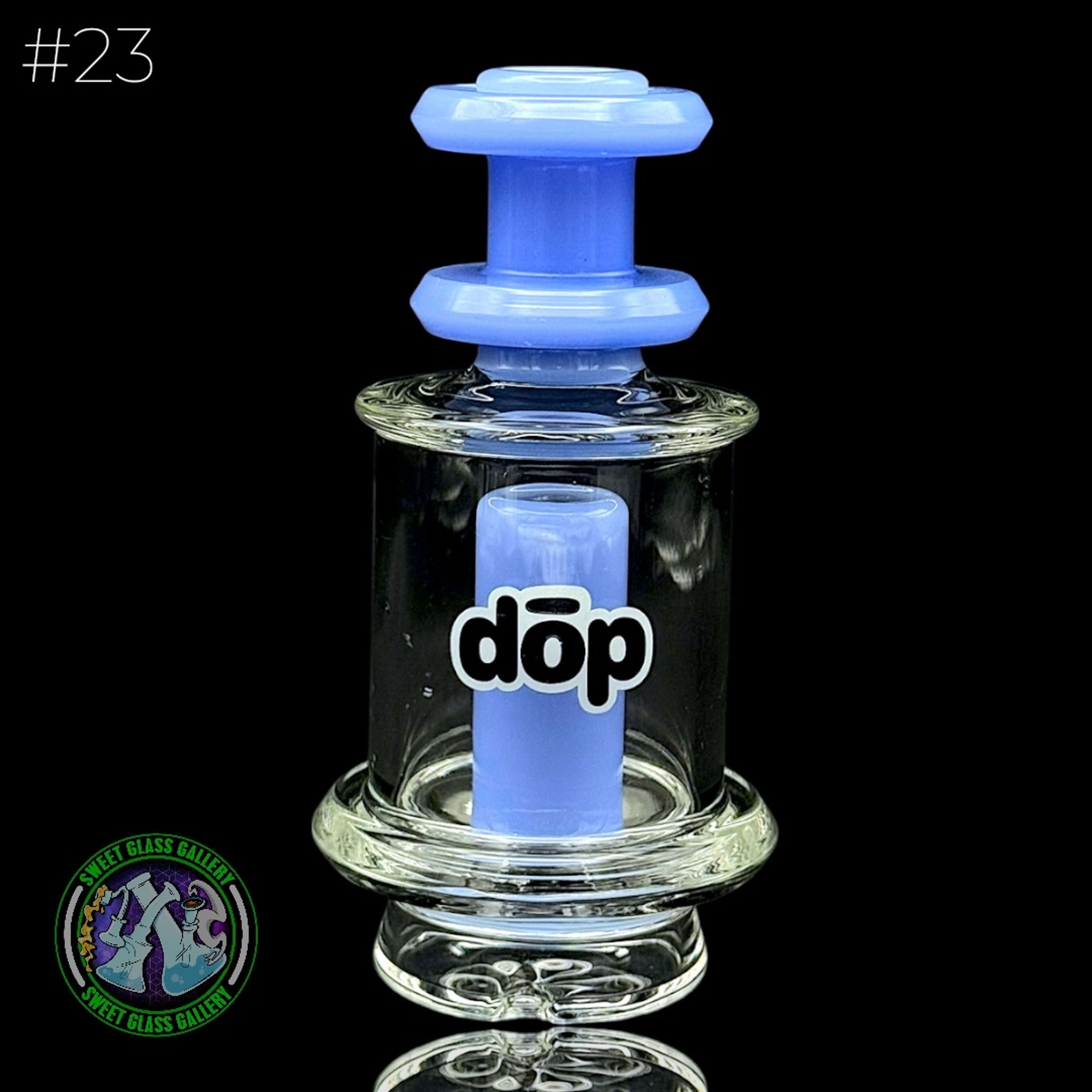 Dōp Glass - Puffco Attachment - Chug Milky Blue #23 image 0