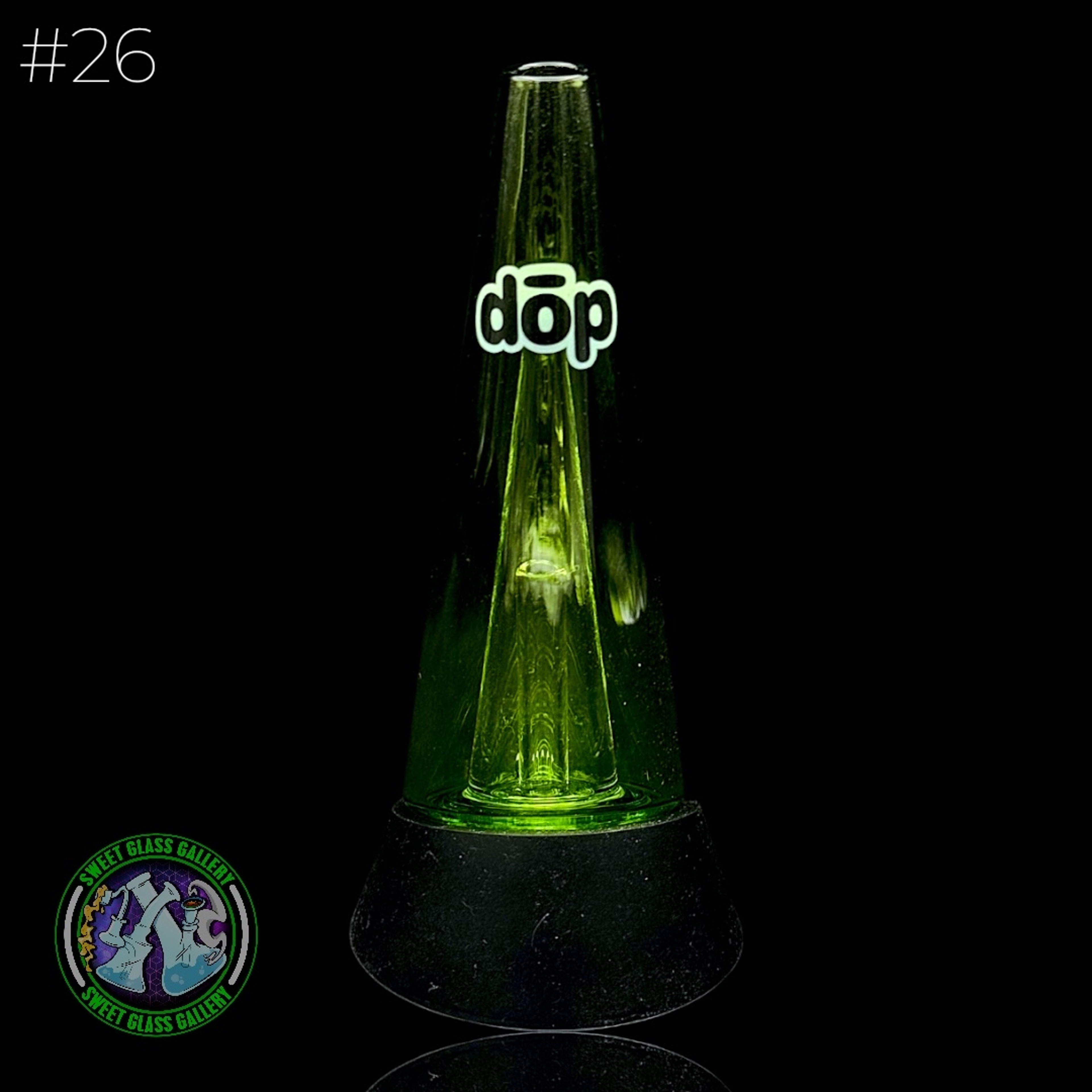 Preview pic of Dōp Glass - Puffco Attachment - 5-Hole Green #26