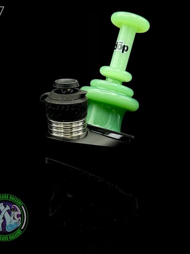 Preview pic of Dōp Glass - Puffco Attachment - Dry Bell Jade #27
