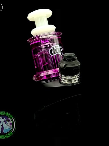 Preview pic of Dōp Glass - Puffco Attachment - Dry Gylcerin Purple #30