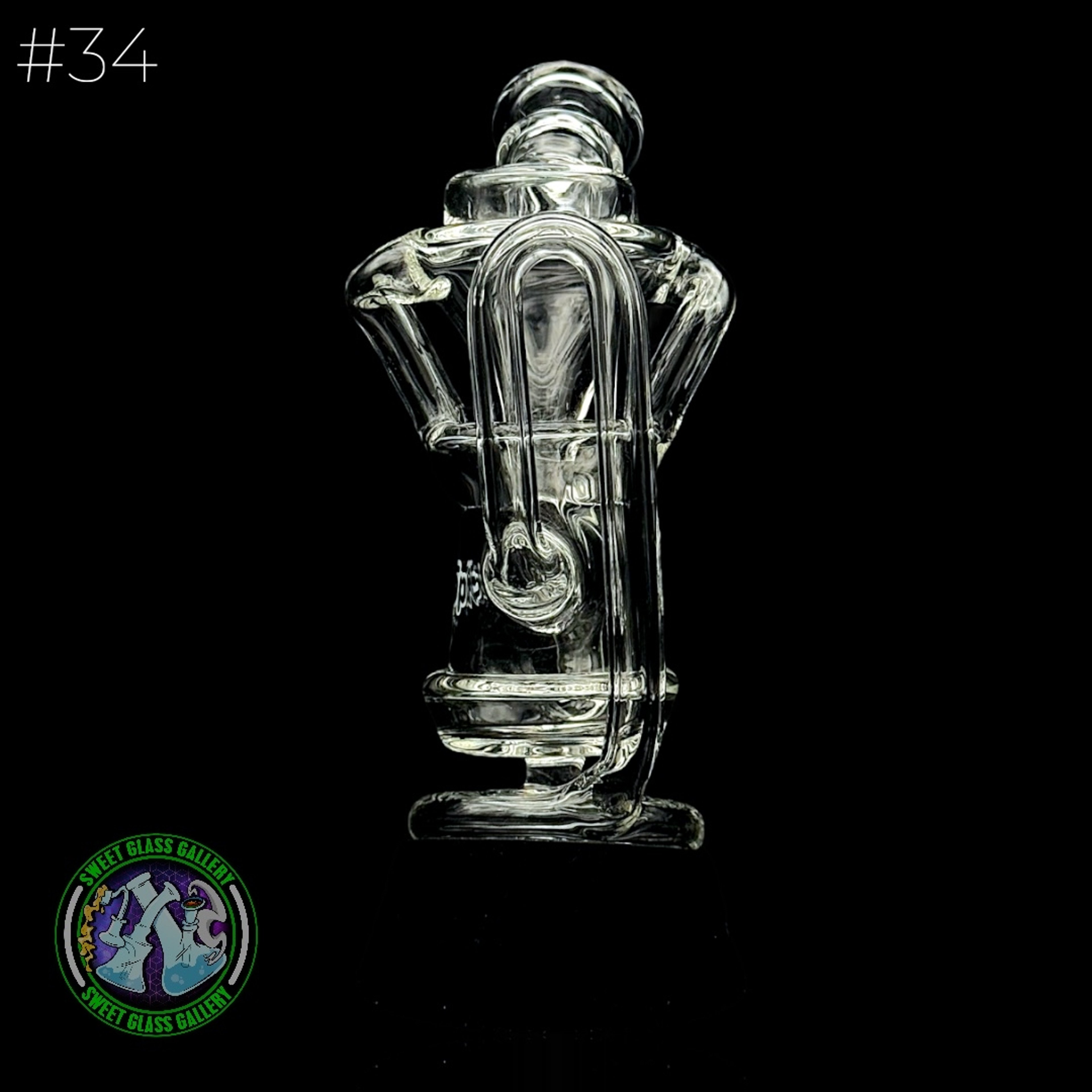 Preview pic of Dōp Glass - Puffco Attachment - Floating Recycler #34